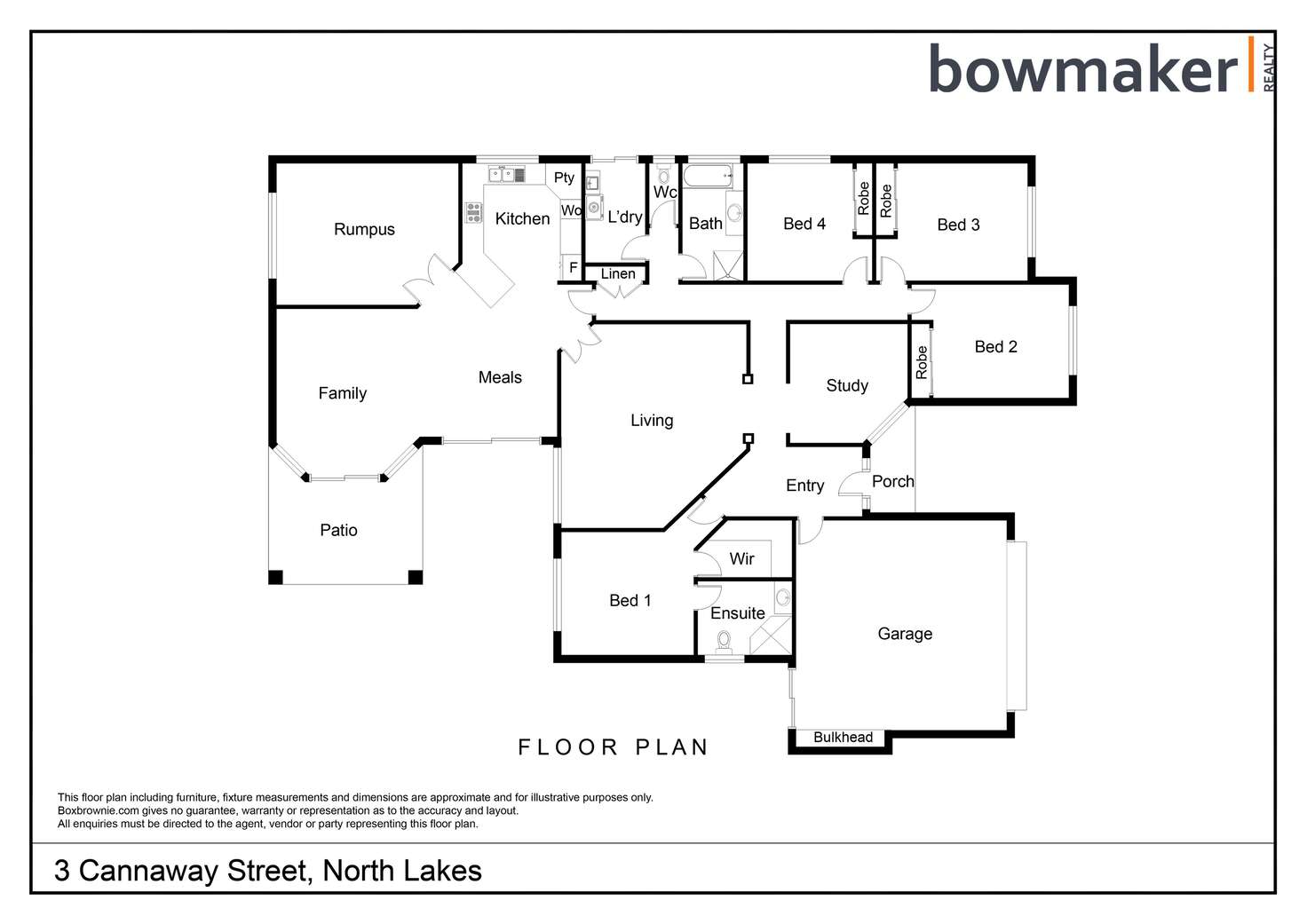 Floorplan of Homely house listing, 3 Cannaway Street, North Lakes QLD 4509