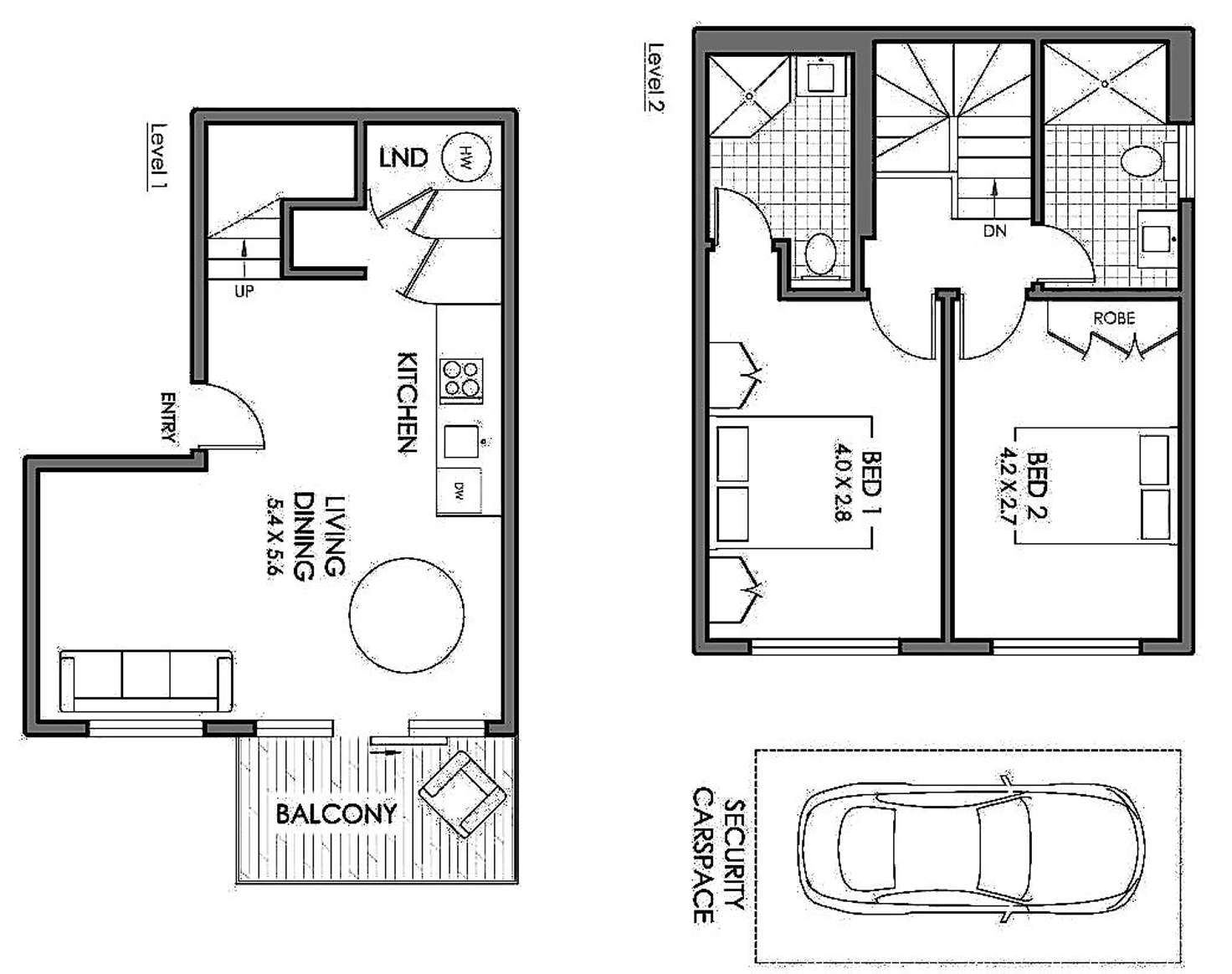 Floorplan of Homely apartment listing, 24/2 Goodlet Street, Surry Hills NSW 2010