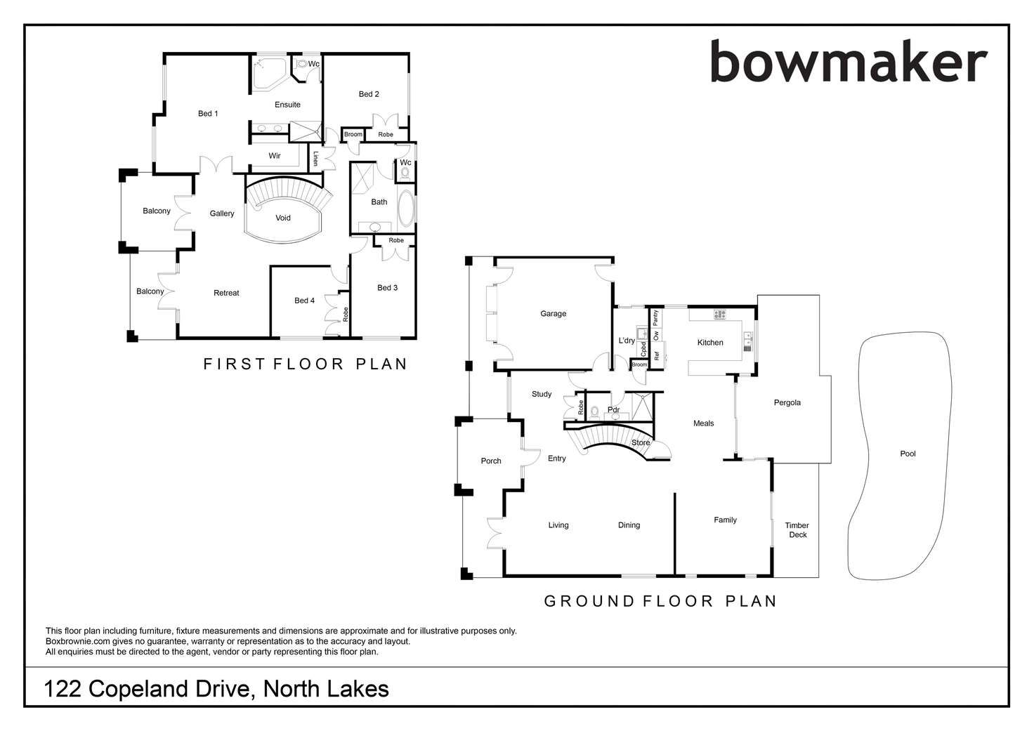 Floorplan of Homely house listing, 122 Copeland Drive, North Lakes QLD 4509