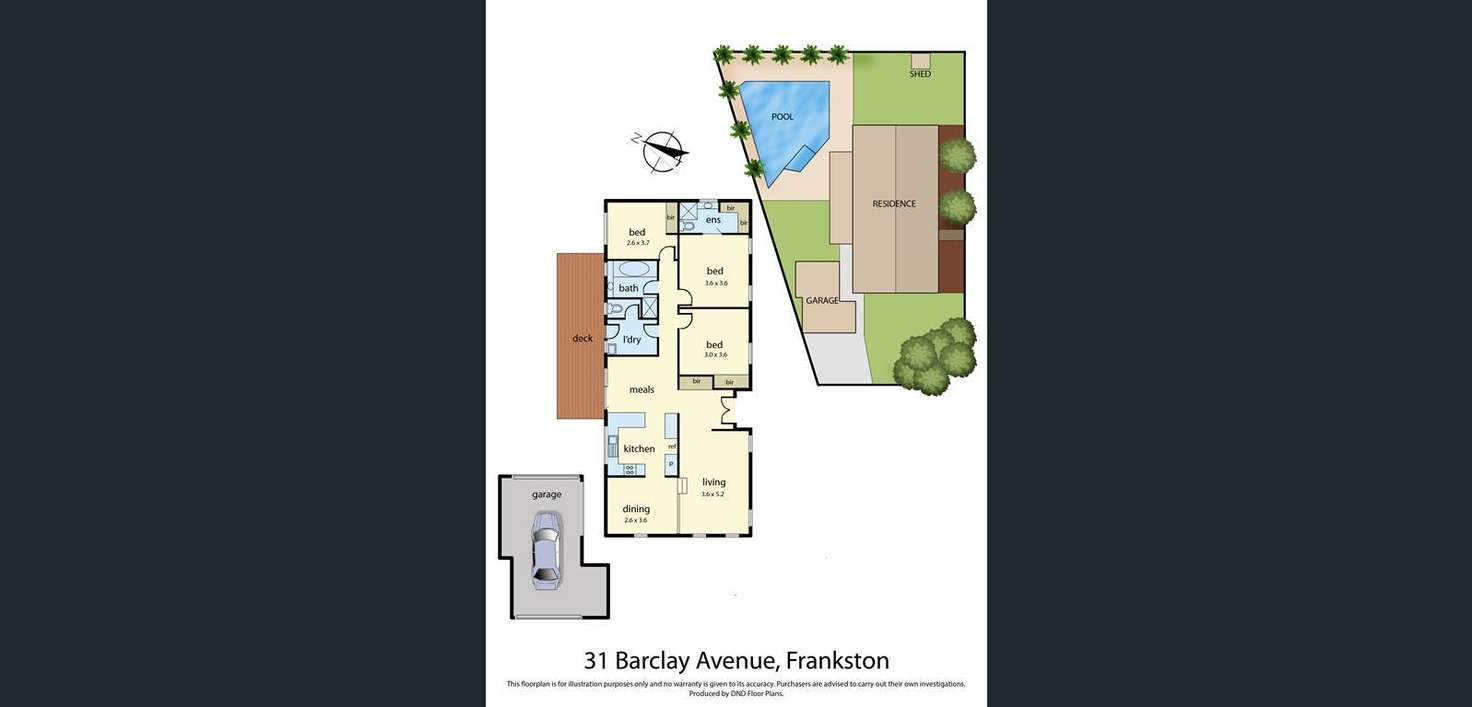 Floorplan of Homely house listing, 31 Barclay Avenue, Frankston VIC 3199