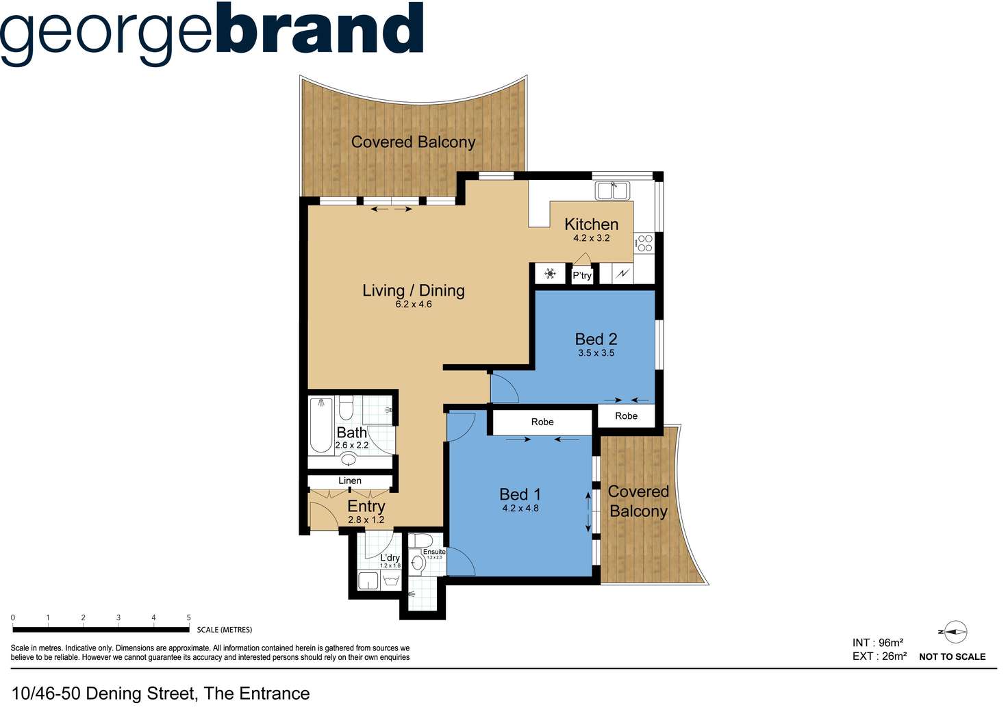 Floorplan of Homely apartment listing, 10/46-50 Dening Street, The Entrance NSW 2261