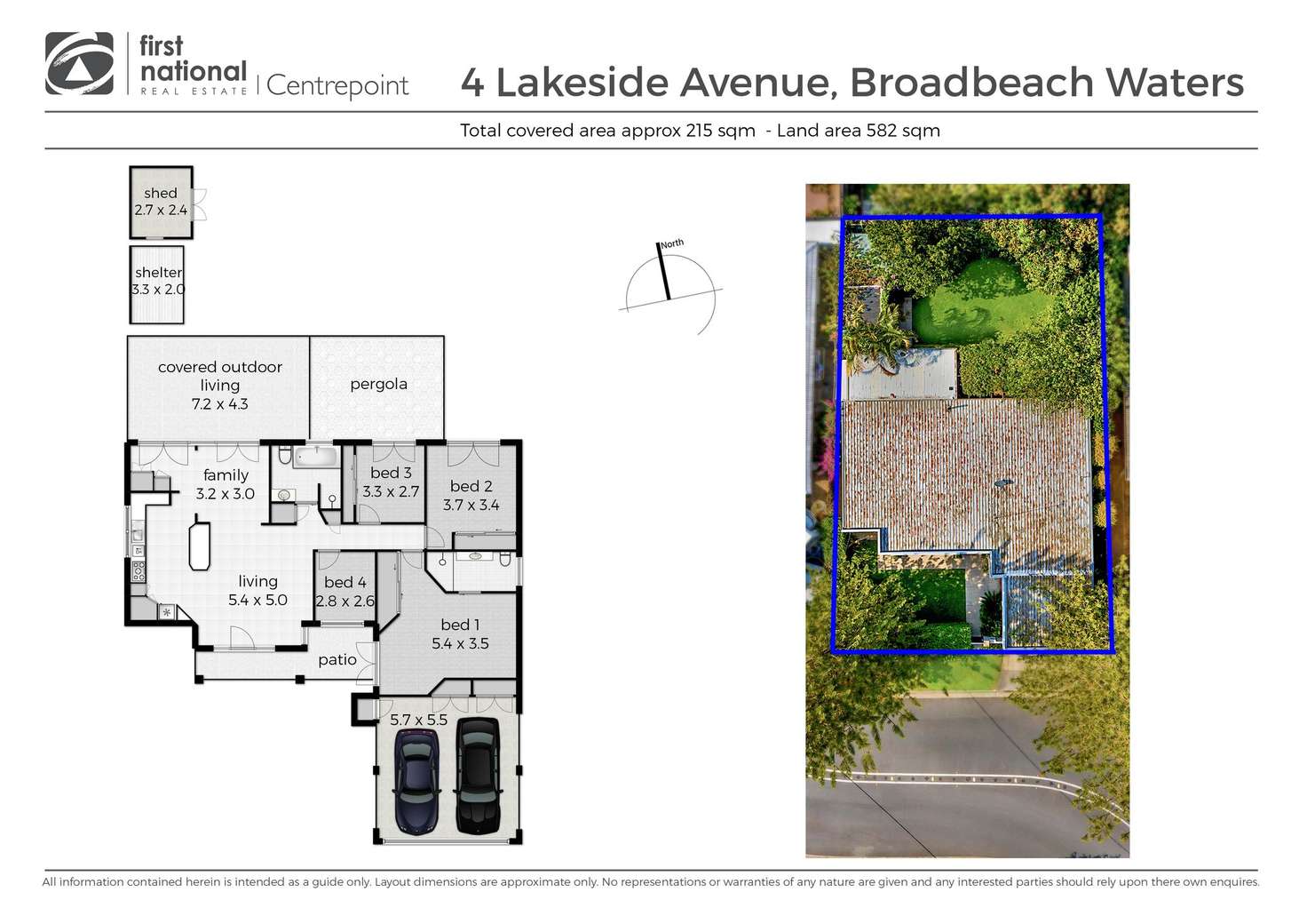 Floorplan of Homely house listing, 4 Lakeside Avenue, Broadbeach Waters QLD 4218