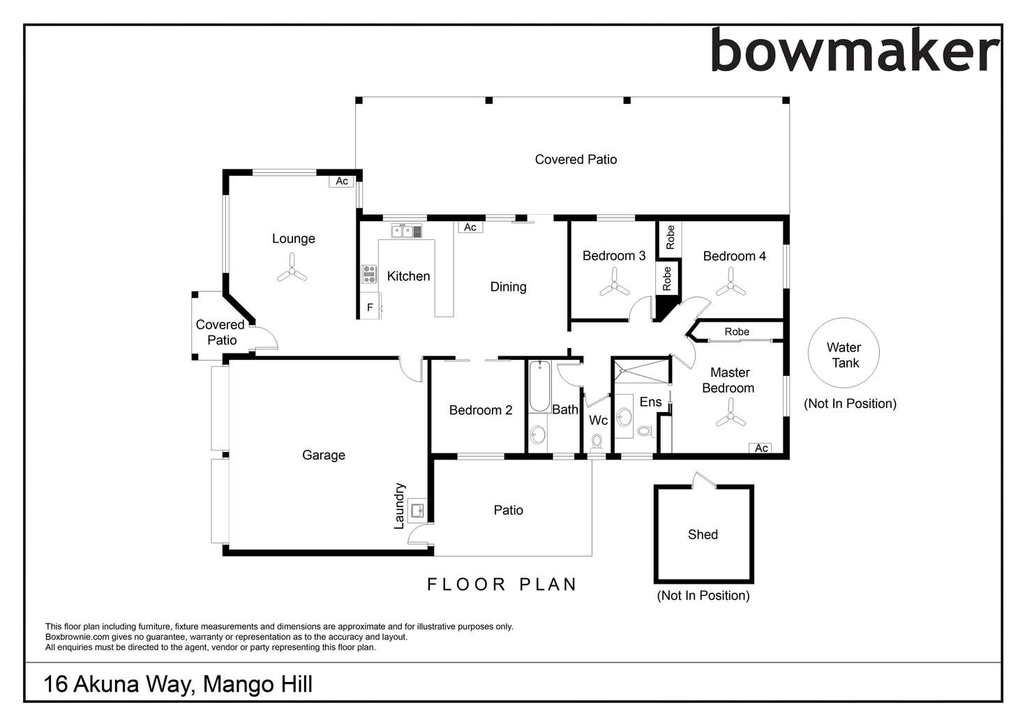 Floorplan of Homely house listing, 16 Akuna Way, Mango Hill QLD 4509