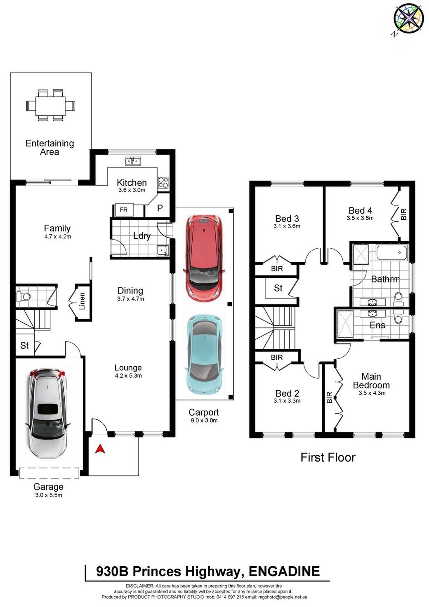 Floorplan of Homely house listing, 930b Princes Highway, Engadine NSW 2233