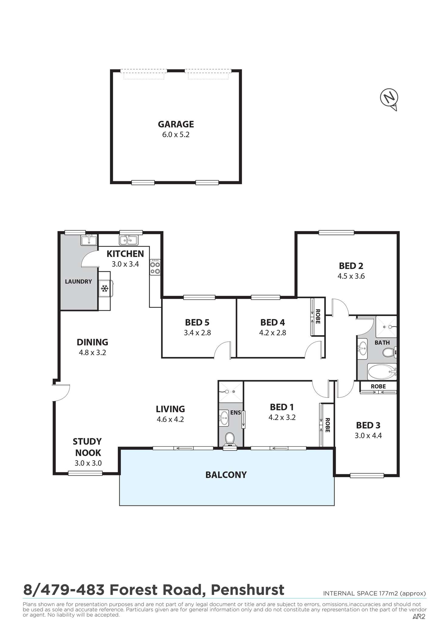 Floorplan of Homely apartment listing, 8/479 Forest Road, Penshurst NSW 2222