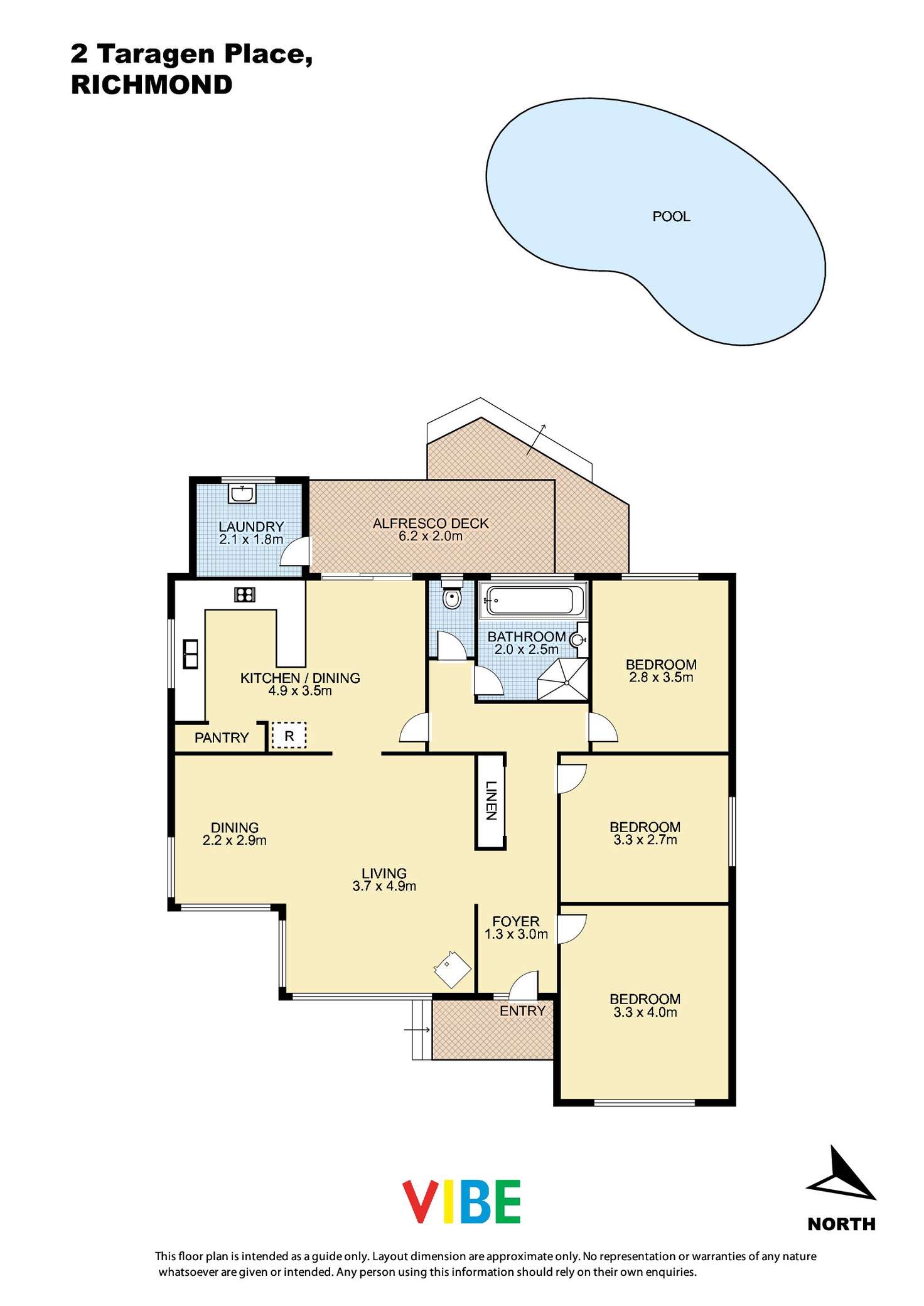 Floorplan of Homely house listing, 2 Tarragen Avenue, Richmond NSW 2753