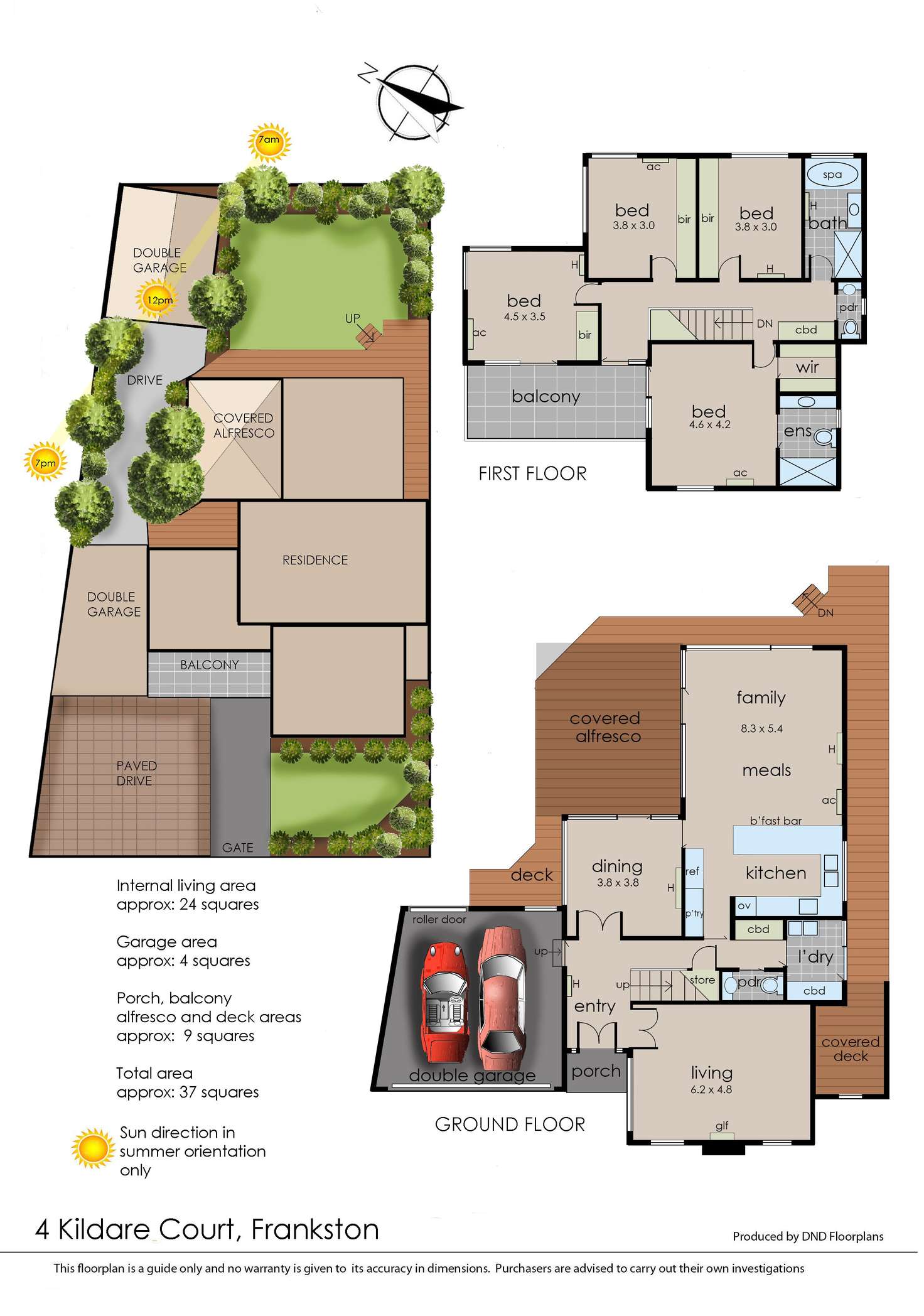 Floorplan of Homely house listing, 4 Kildare Court, Frankston VIC 3199