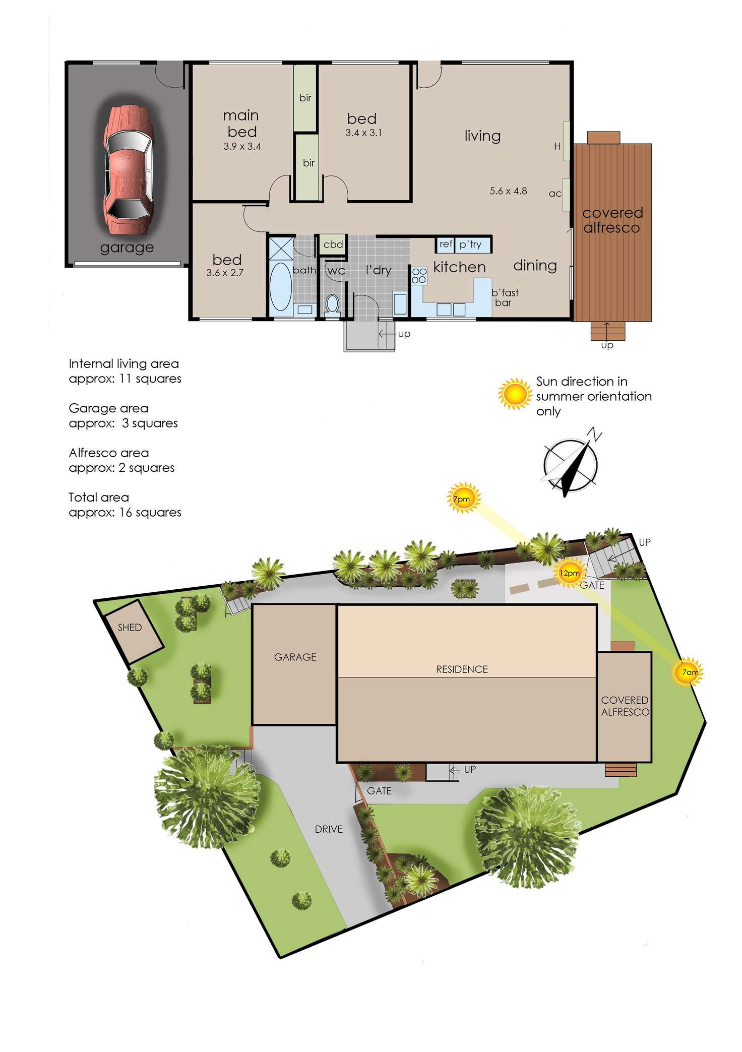 Floorplan of Homely house listing, 1 Paton Street, Frankston VIC 3199
