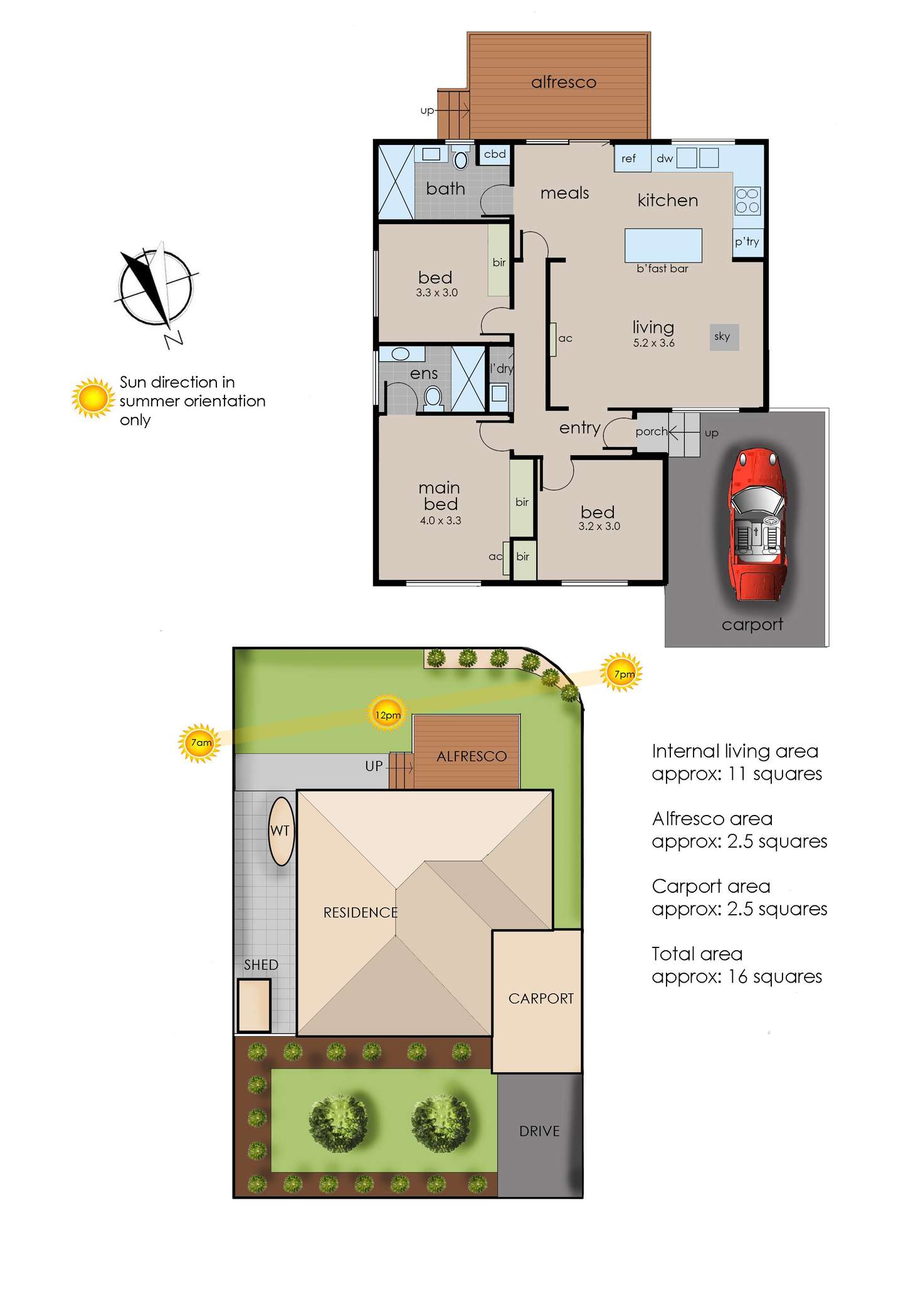Floorplan of Homely house listing, 88b Southgateway, Langwarrin VIC 3910