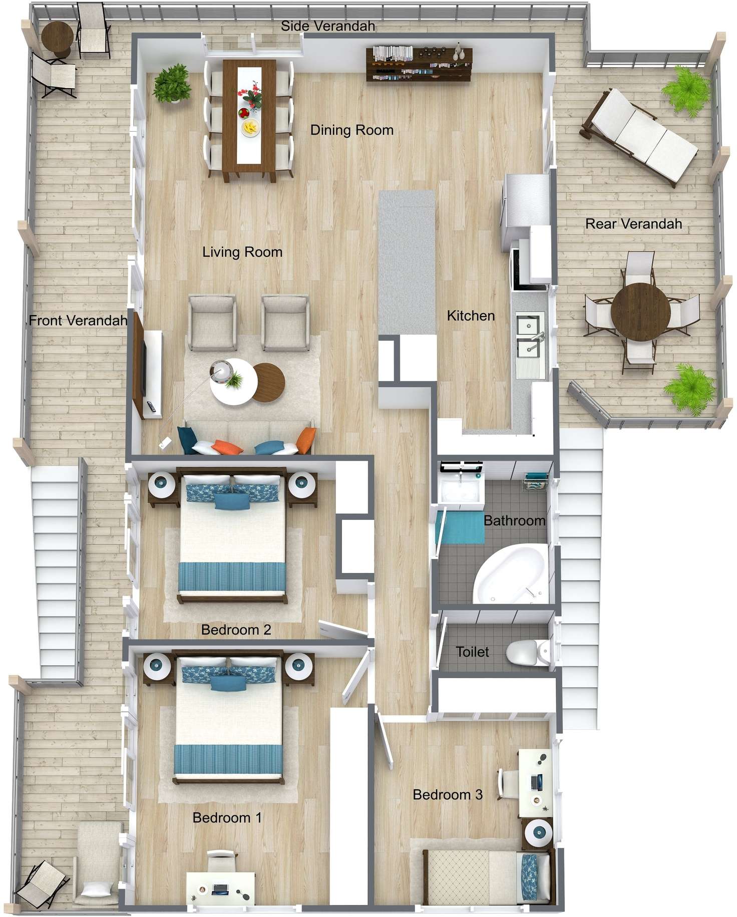 Floorplan of Homely house listing, 77 Wattle Street, Yorkeys Knob QLD 4878