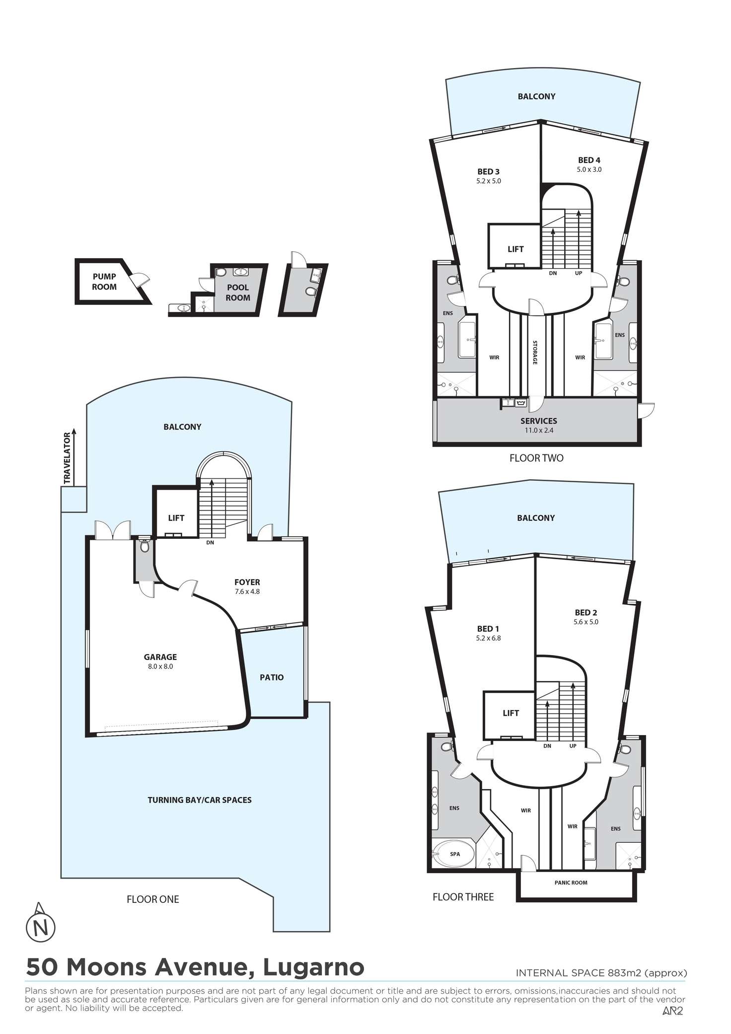 Floorplan of Homely house listing, 50 Moons Avenue, Lugarno NSW 2210