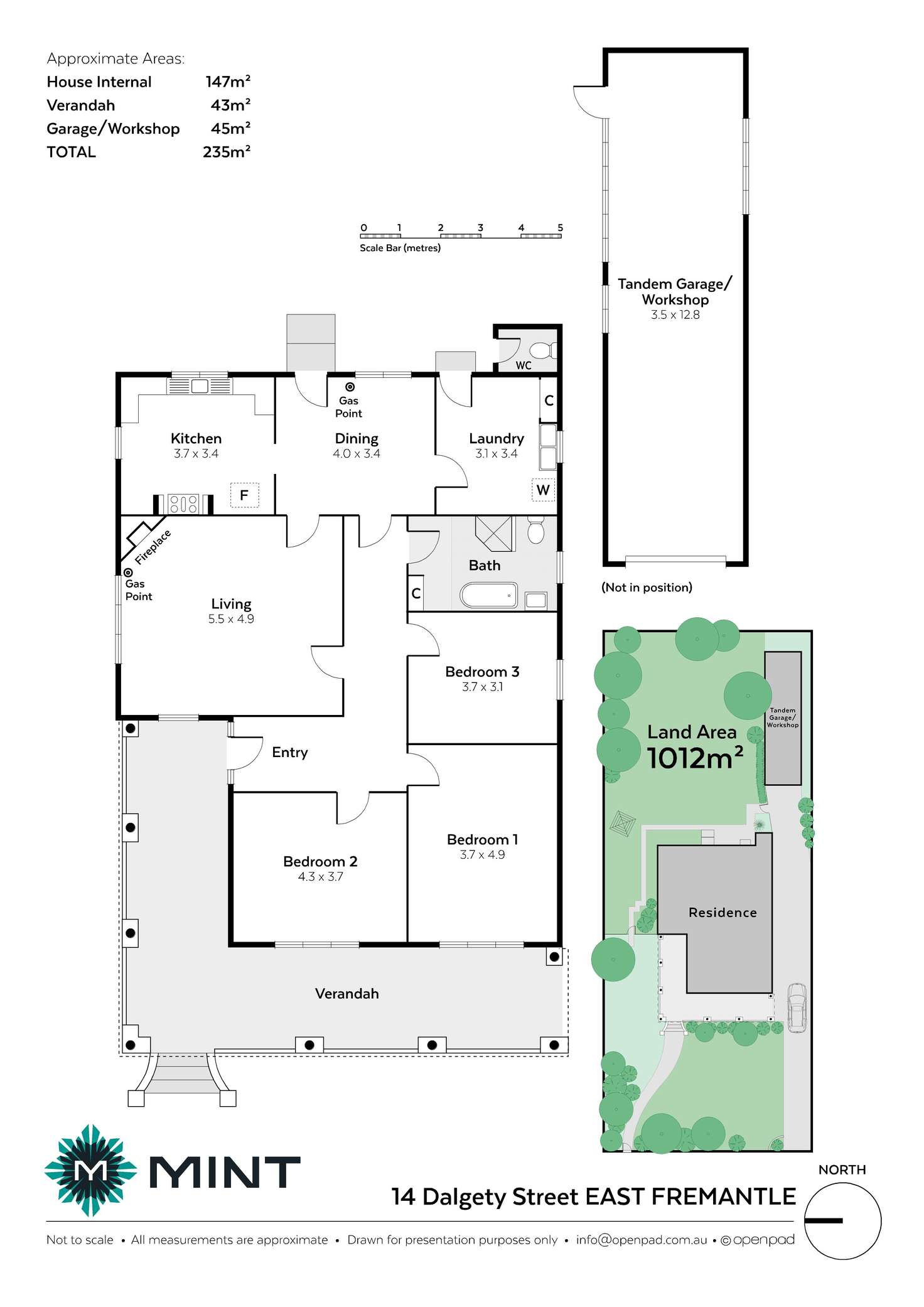 Floorplan of Homely house listing, 14 Dalgety Street, East Fremantle WA 6158
