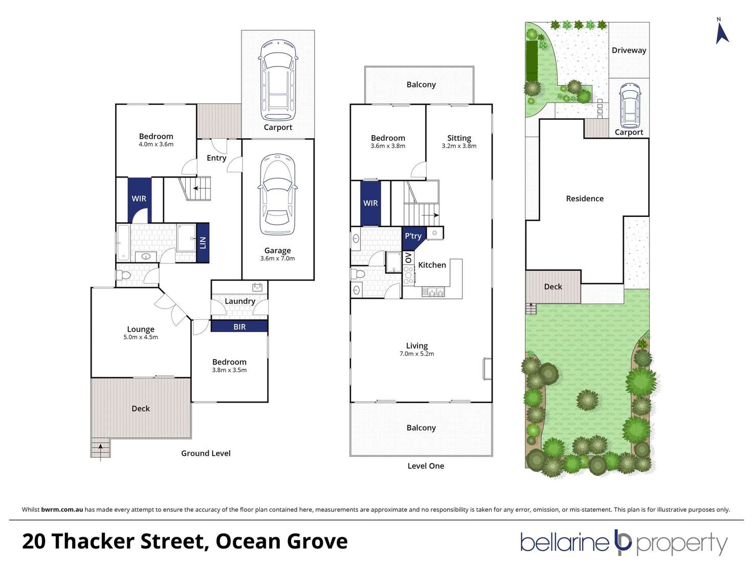 Floorplan of Homely house listing, 20 Thacker Street, Ocean Grove VIC 3226