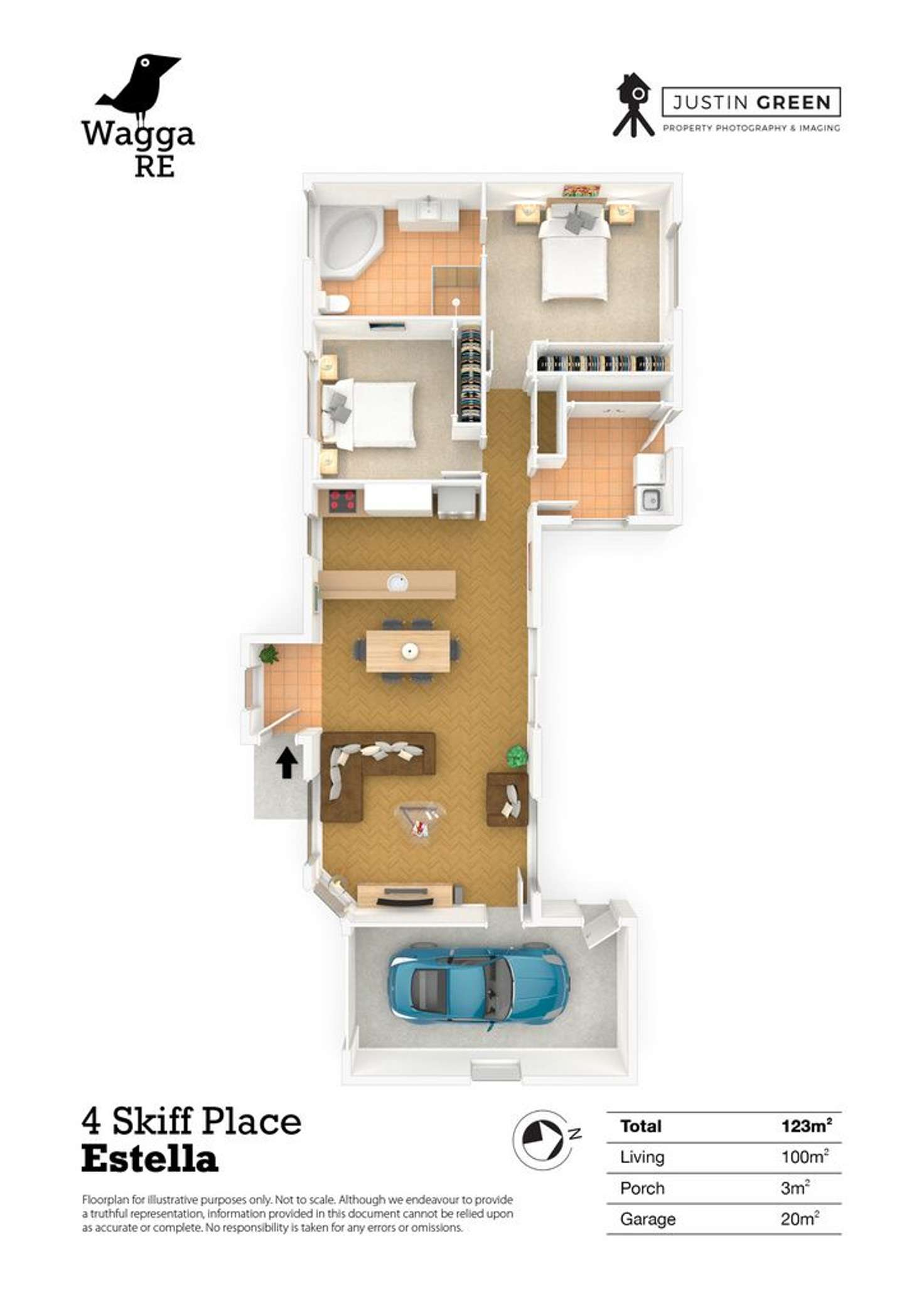 Floorplan of Homely house listing, 4 Skiff Place, Estella NSW 2650