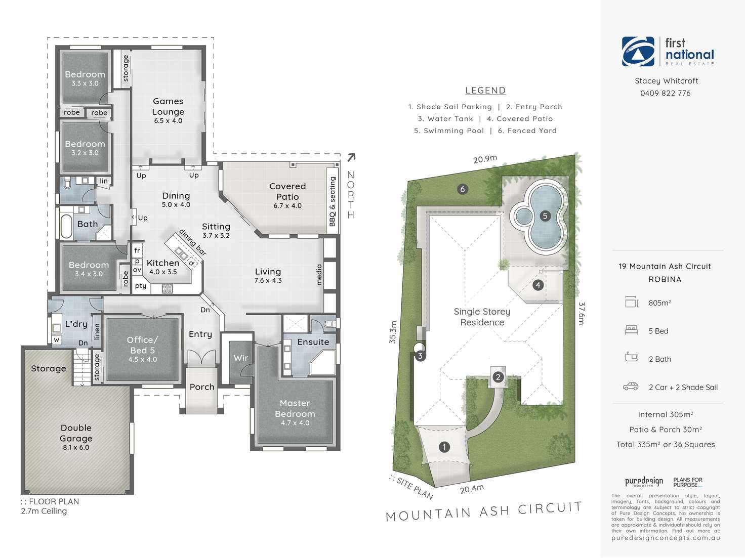 Floorplan of Homely house listing, 19 Mountain Ash Circuit, Robina QLD 4226