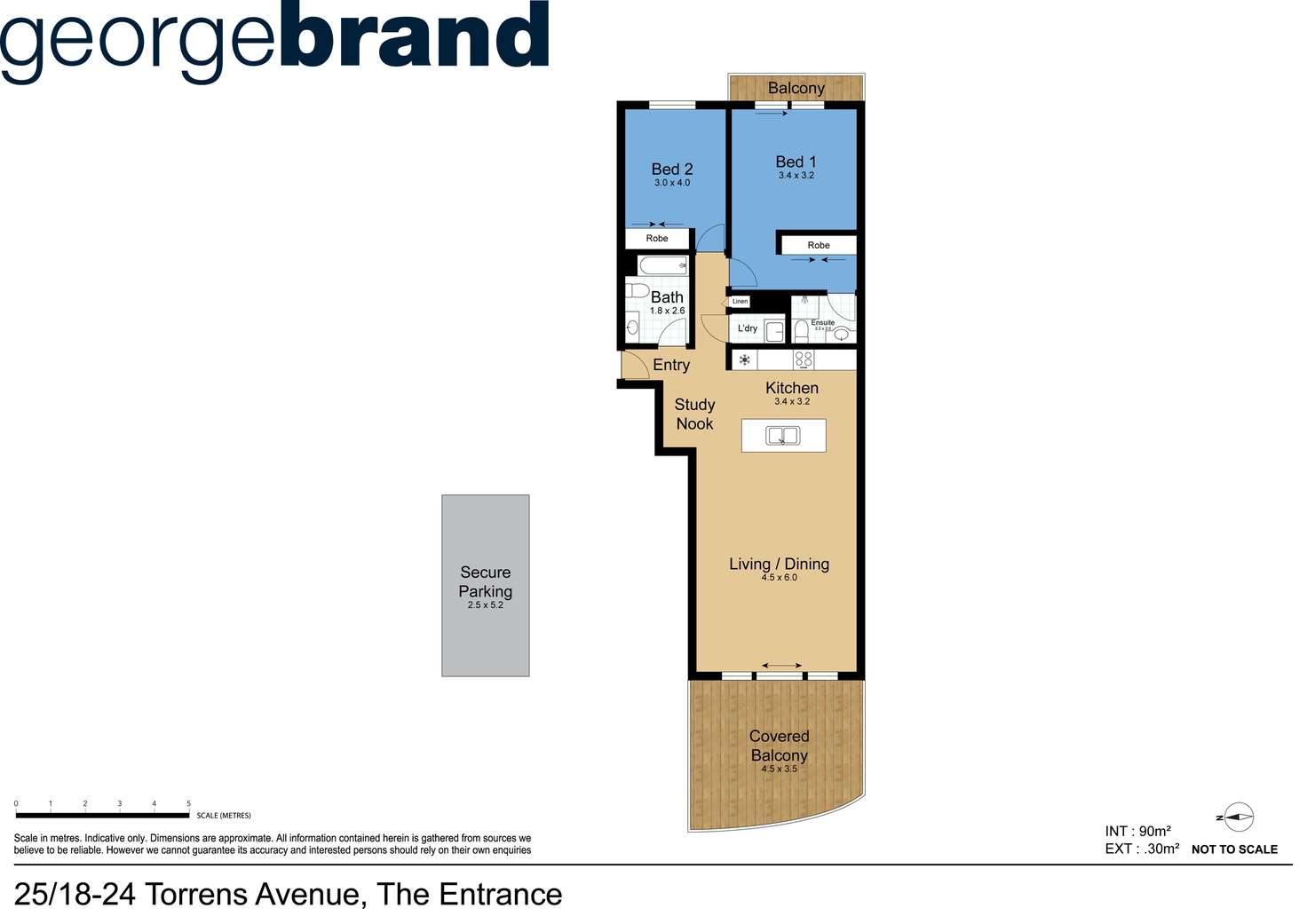 Floorplan of Homely apartment listing, 25/18-24 Torrens Avenue, The Entrance NSW 2261