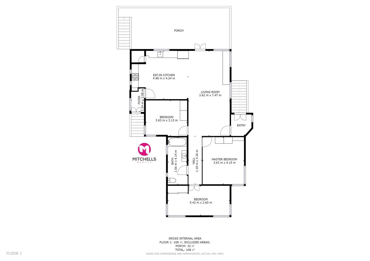 Floorplan of Homely house listing, Lot 1 - 217 Truro Street, Urangan QLD 4655