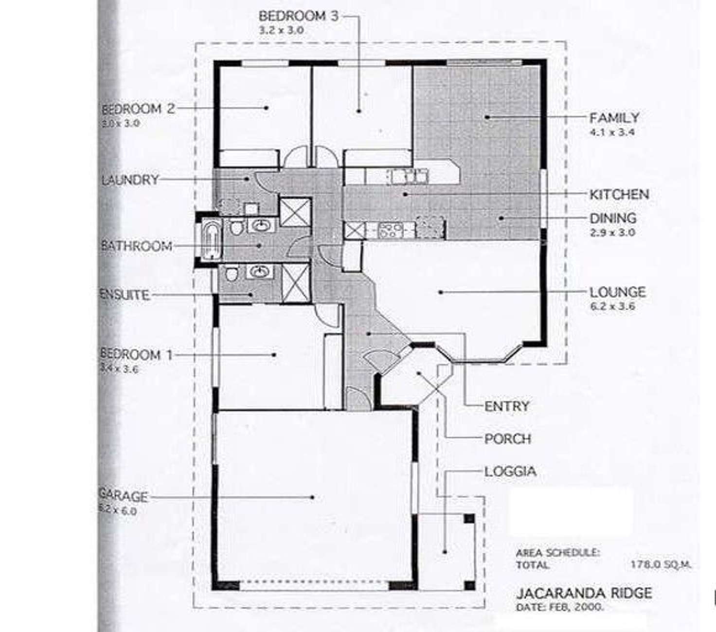 Floorplan of Homely house listing, 36 Samba Place, Underwood QLD 4119