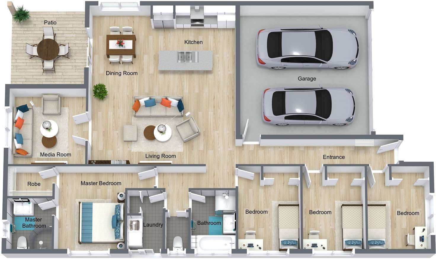 Floorplan of Homely house listing, 49 Flagstone Terrace, Smithfield QLD 4878