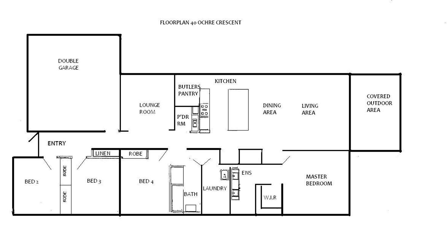 Floorplan of Homely house listing, 40 Ochre Crescent, Caloundra West QLD 4551