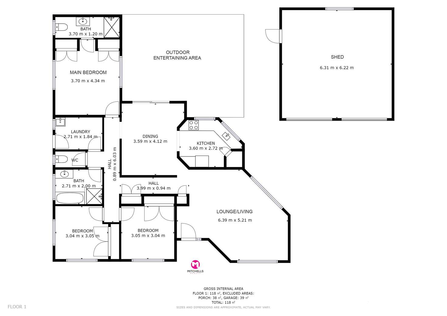 Floorplan of Homely house listing, 8 Wright Way, Scarness QLD 4655