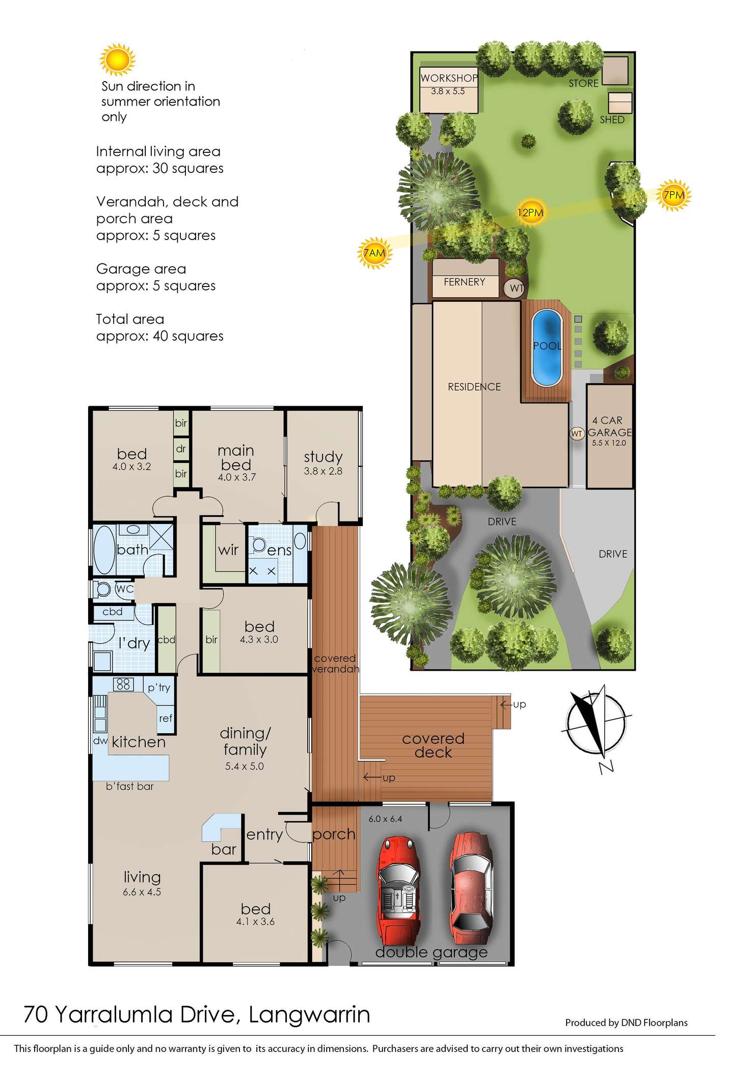 Floorplan of Homely house listing, 70 Yarralumla Drive, Langwarrin VIC 3910