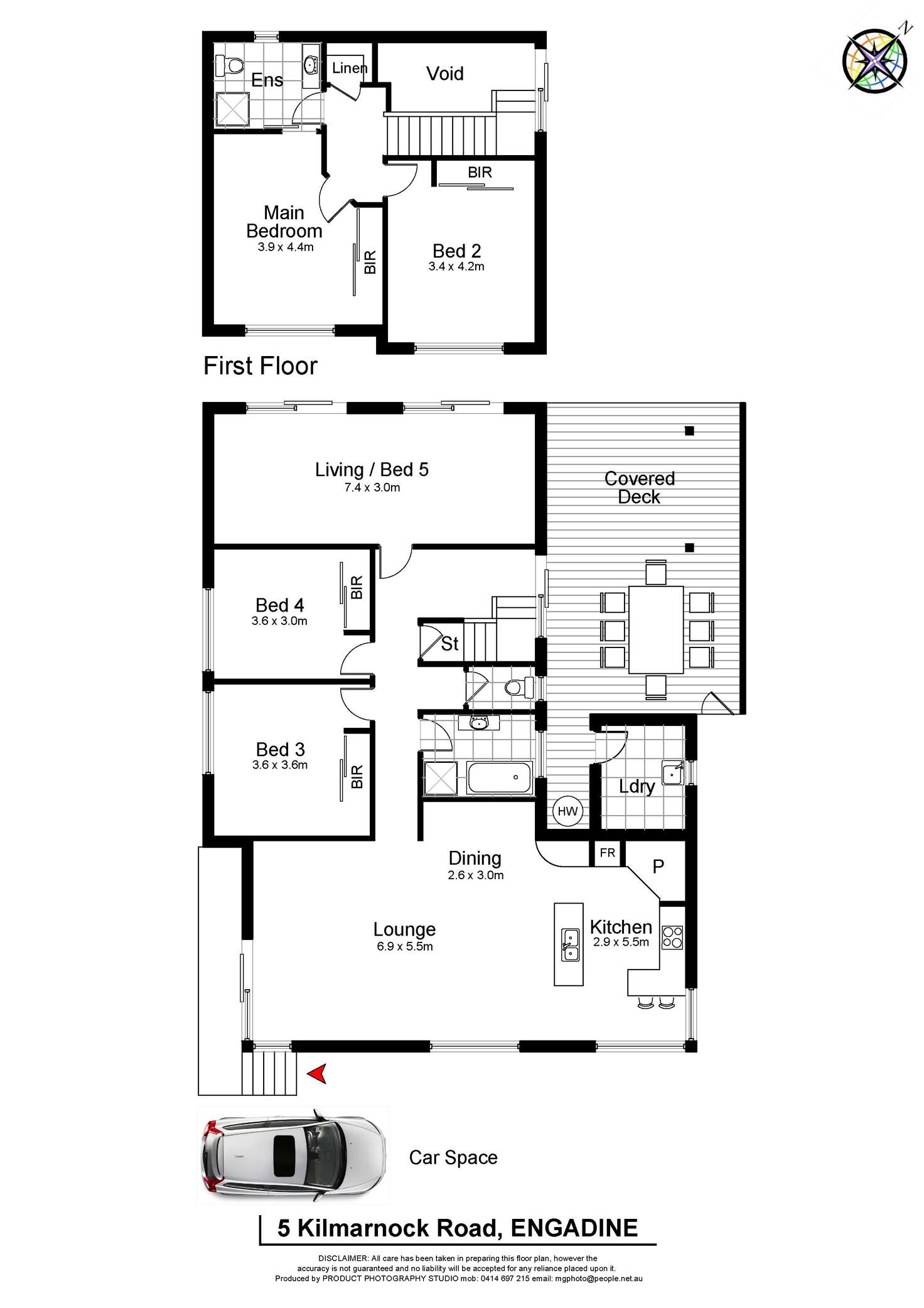 Floorplan of Homely house listing, 5 Kilmarnock Road, Engadine NSW 2233