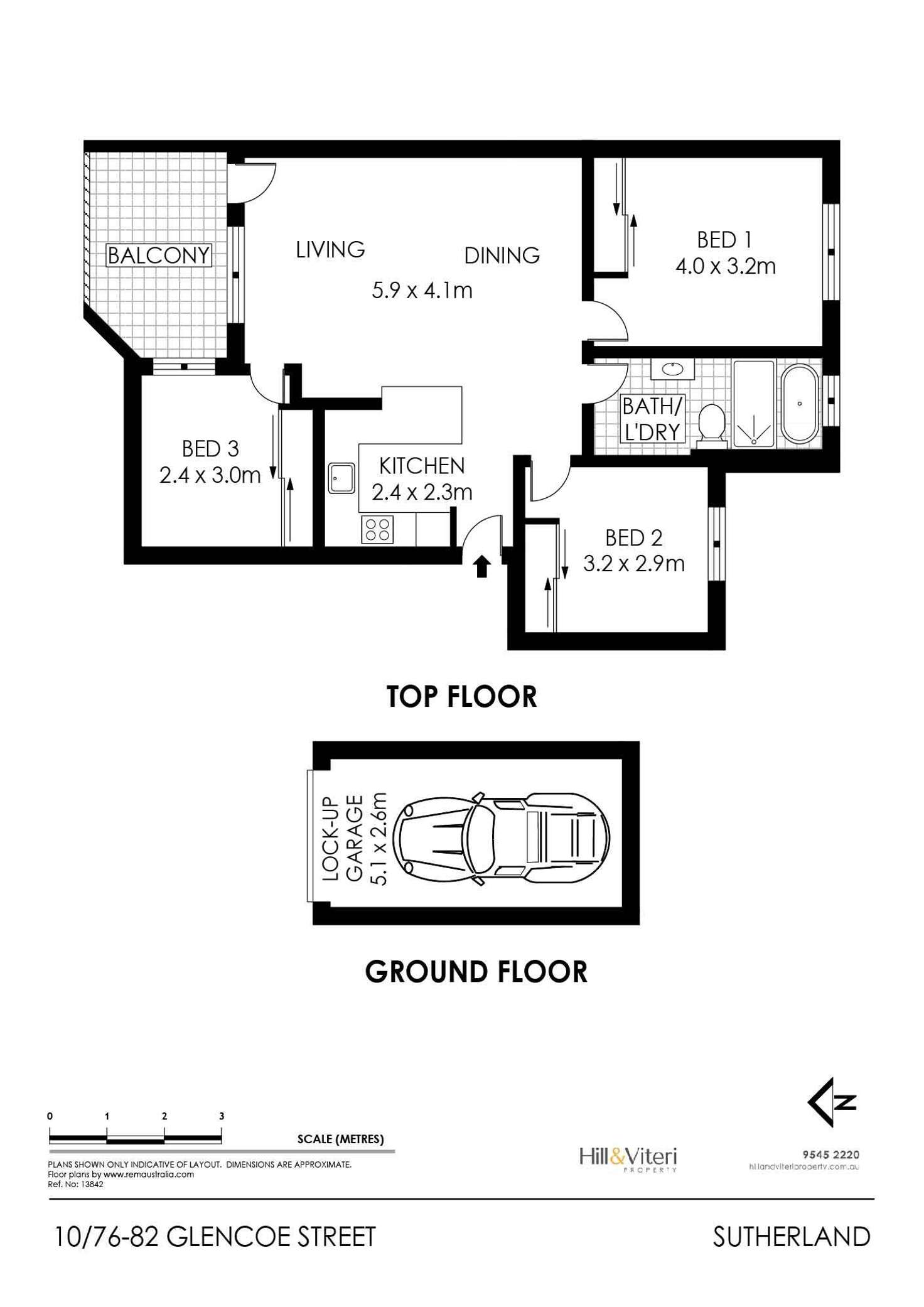 Floorplan of Homely apartment listing, 10/76-82 Glencoe Street, Sutherland NSW 2232