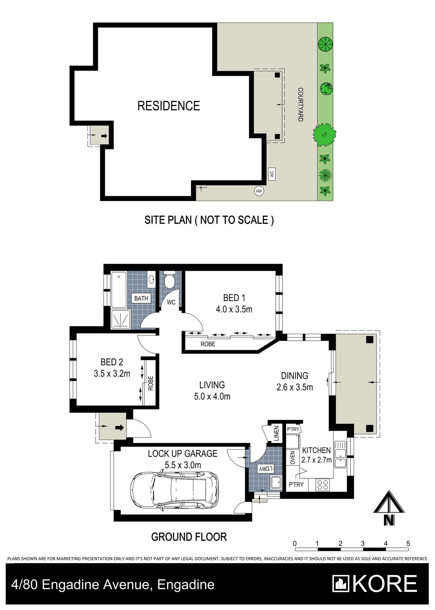 Floorplan of Homely villa listing, 8/40 Engadine Avenue, Engadine NSW 2233