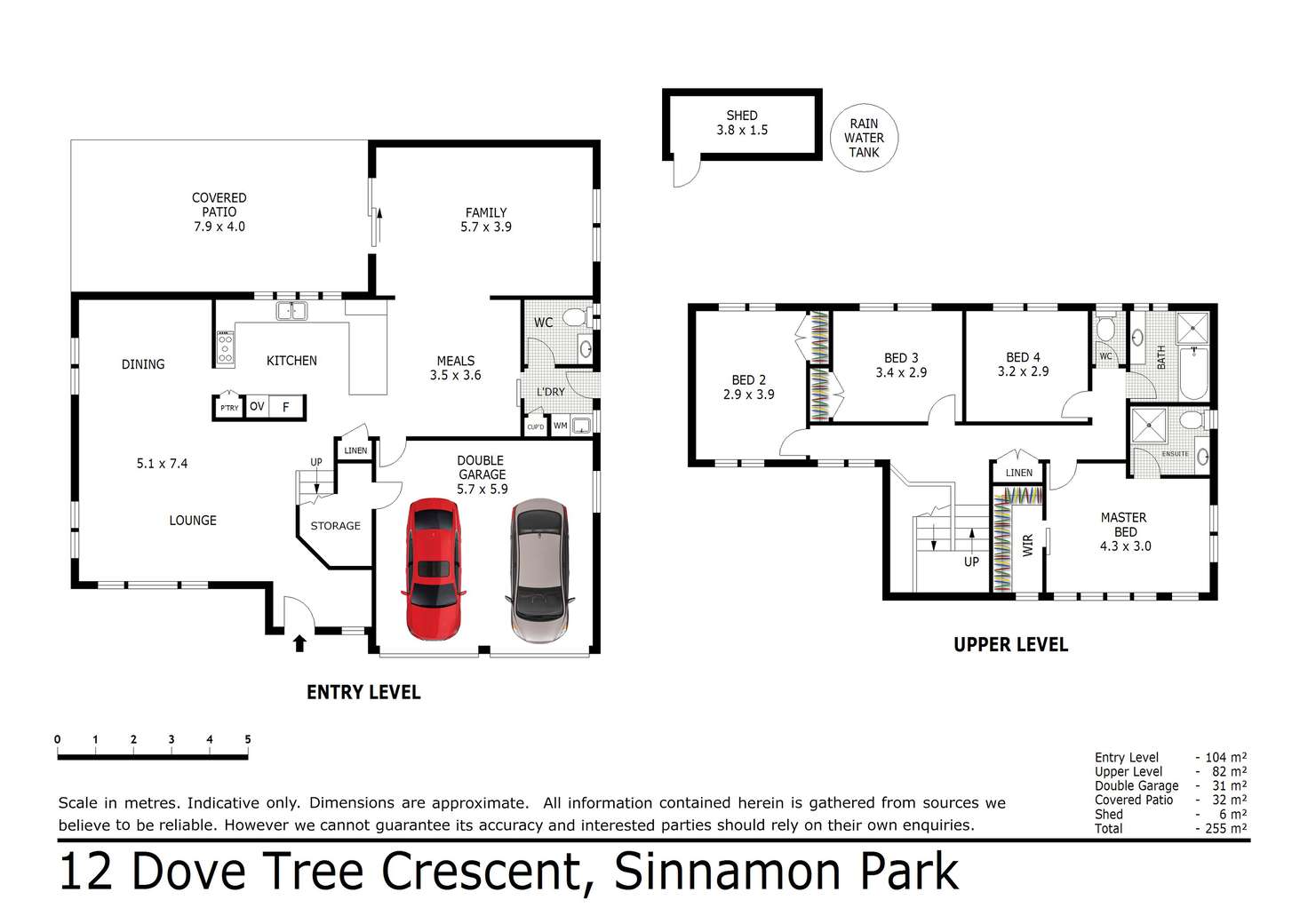 Floorplan of Homely house listing, 12 Dove Tree Crescent, Sinnamon Park QLD 4073