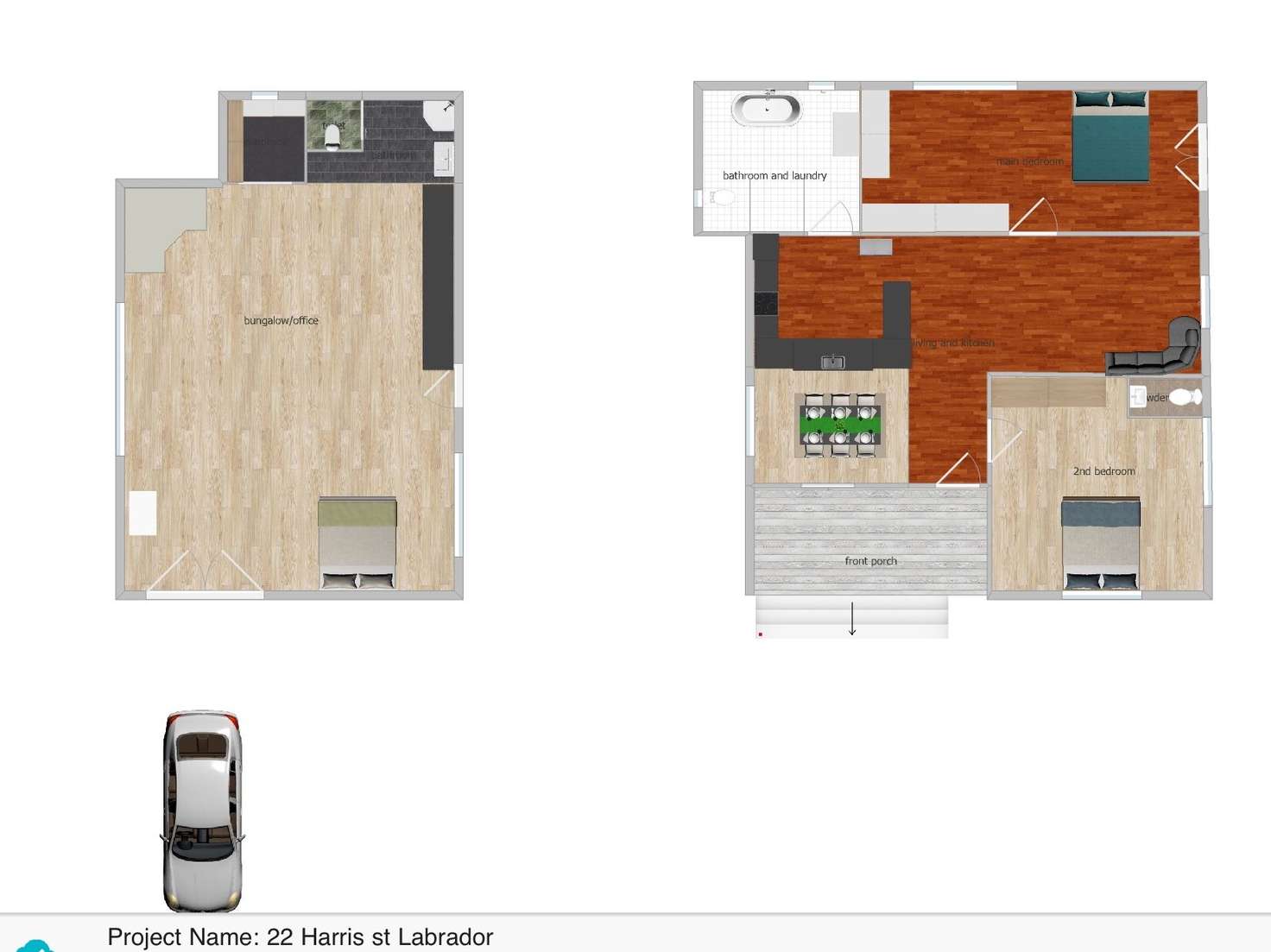 Floorplan of Homely house listing, 22 Harris Street, Labrador QLD 4215