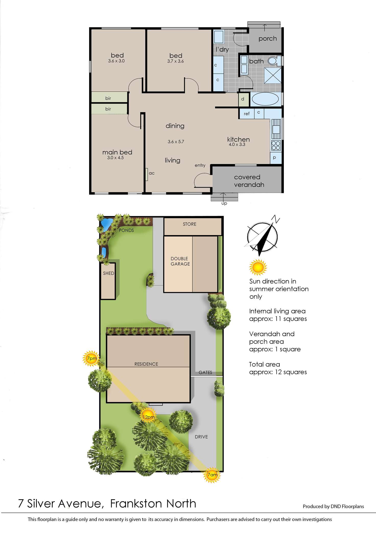 Floorplan of Homely house listing, 7 Silver Avenue, Frankston North VIC 3200