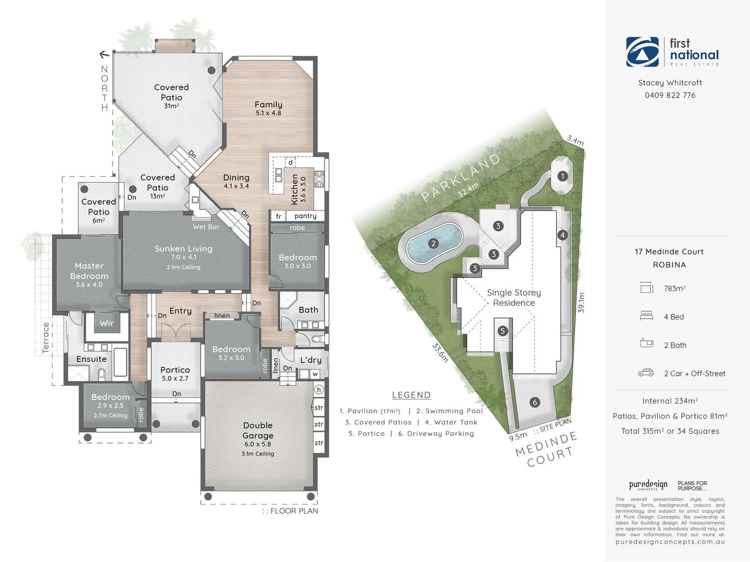 Floorplan of Homely house listing, 17 Medinde Court, Robina QLD 4226