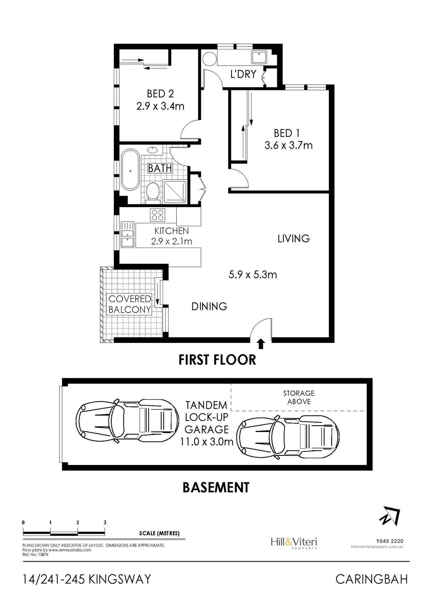 Floorplan of Homely apartment listing, 14/241-245 Kingsway, Caringbah NSW 2229