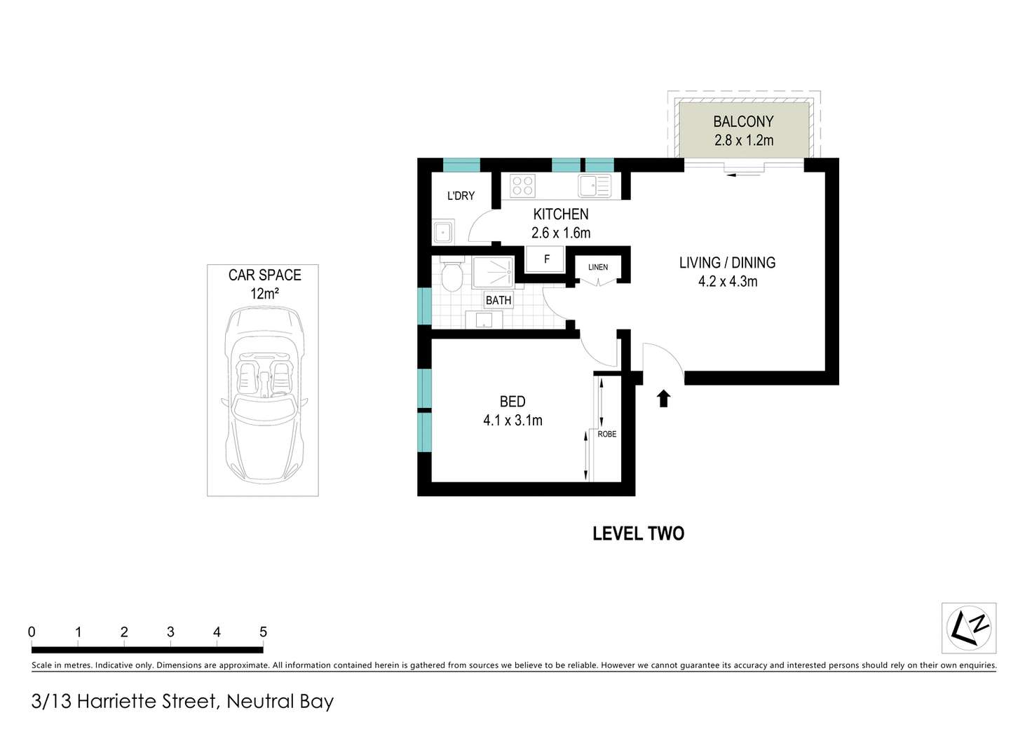 Floorplan of Homely apartment listing, 3/13 Harriette Street, Neutral Bay NSW 2089