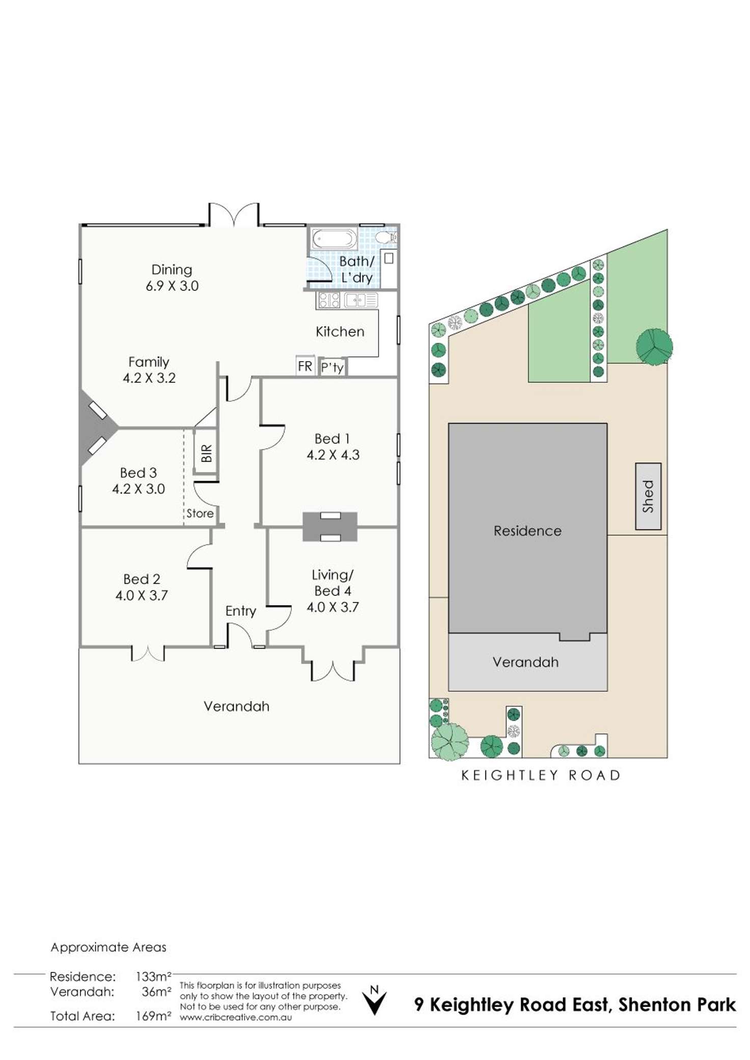 Floorplan of Homely house listing, 9 Keightley Road East, Shenton Park WA 6008