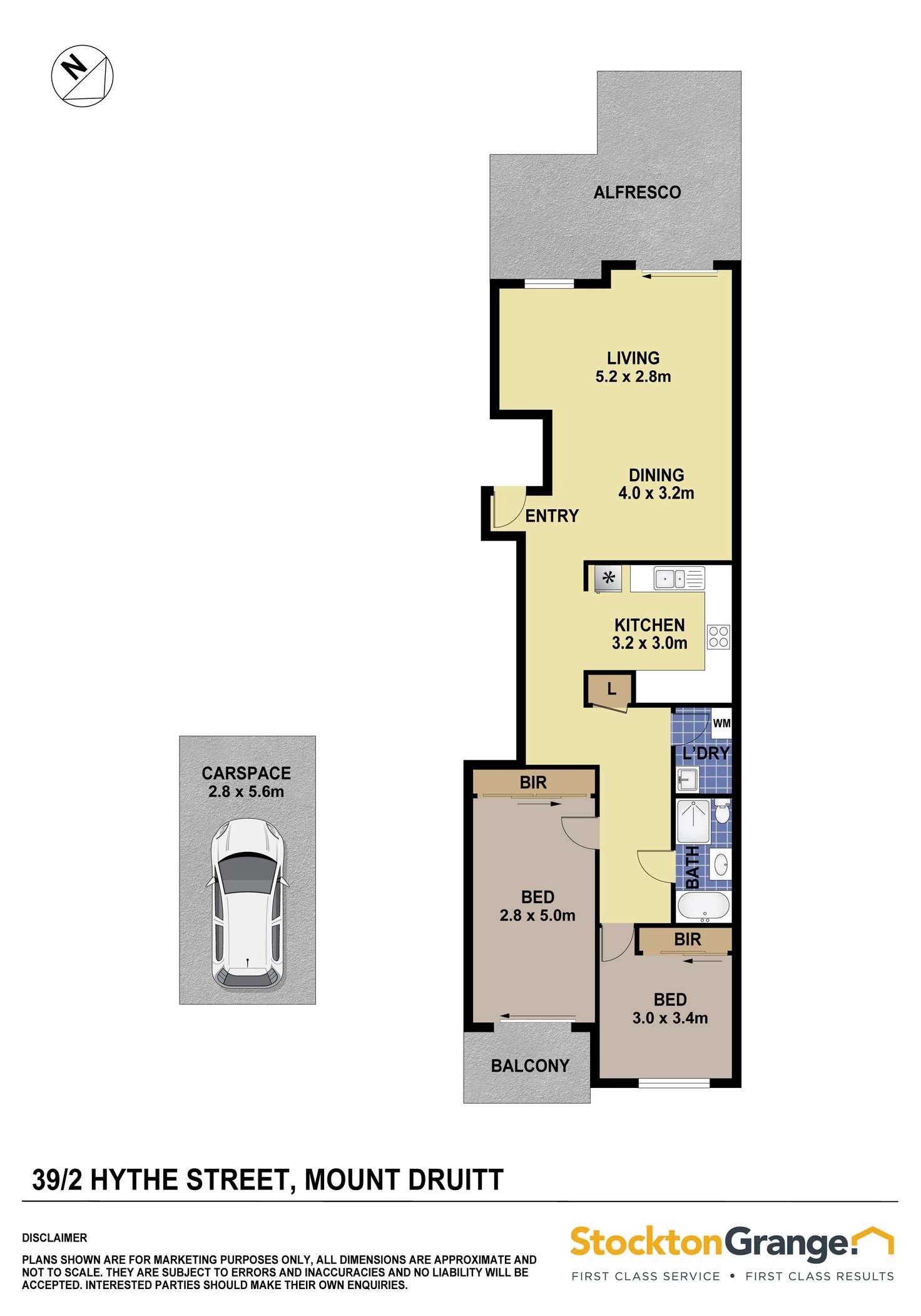 Floorplan of Homely unit listing, 39/2 Hythe Street, Mount Druitt NSW 2770