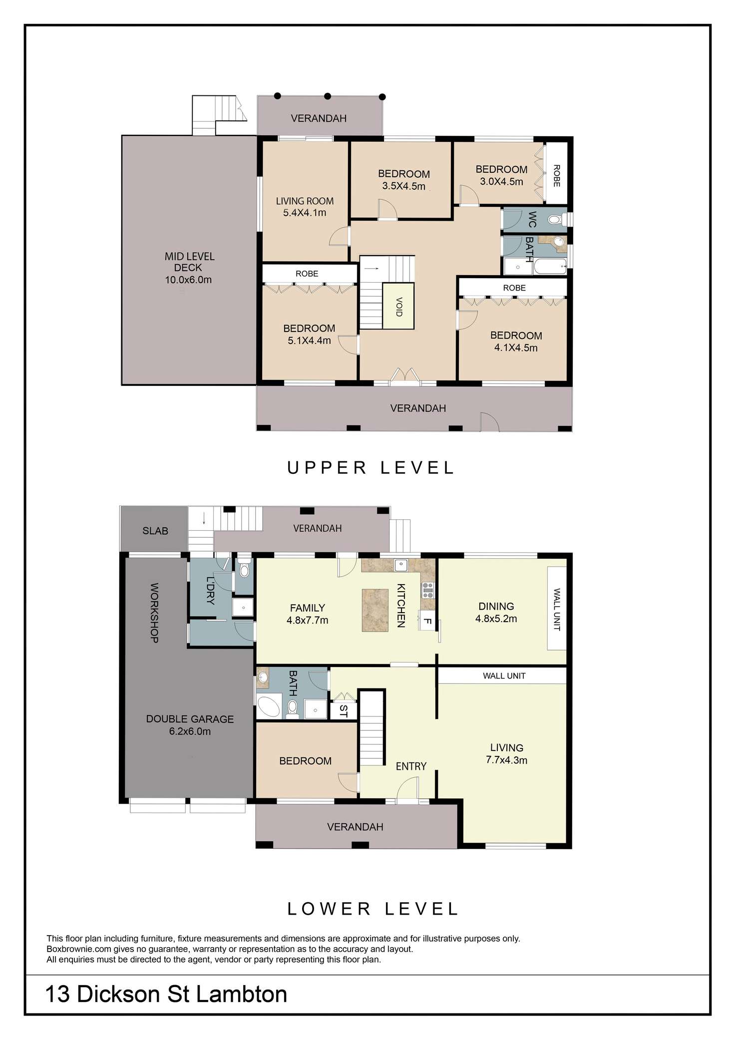 Floorplan of Homely house listing, 13 Dickson Street, Lambton NSW 2299