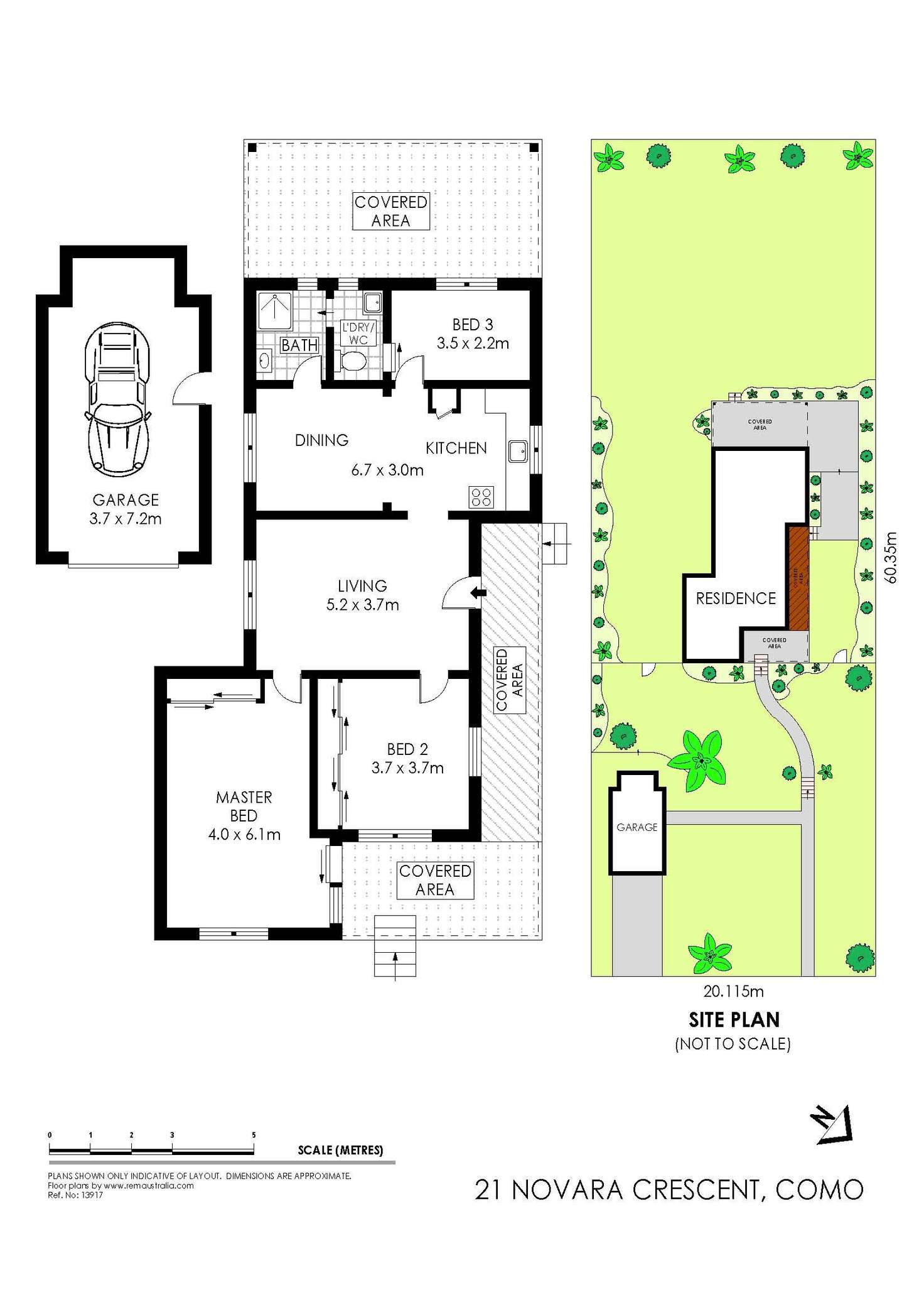 Floorplan of Homely house listing, 21 Novara Crescent, Como NSW 2226