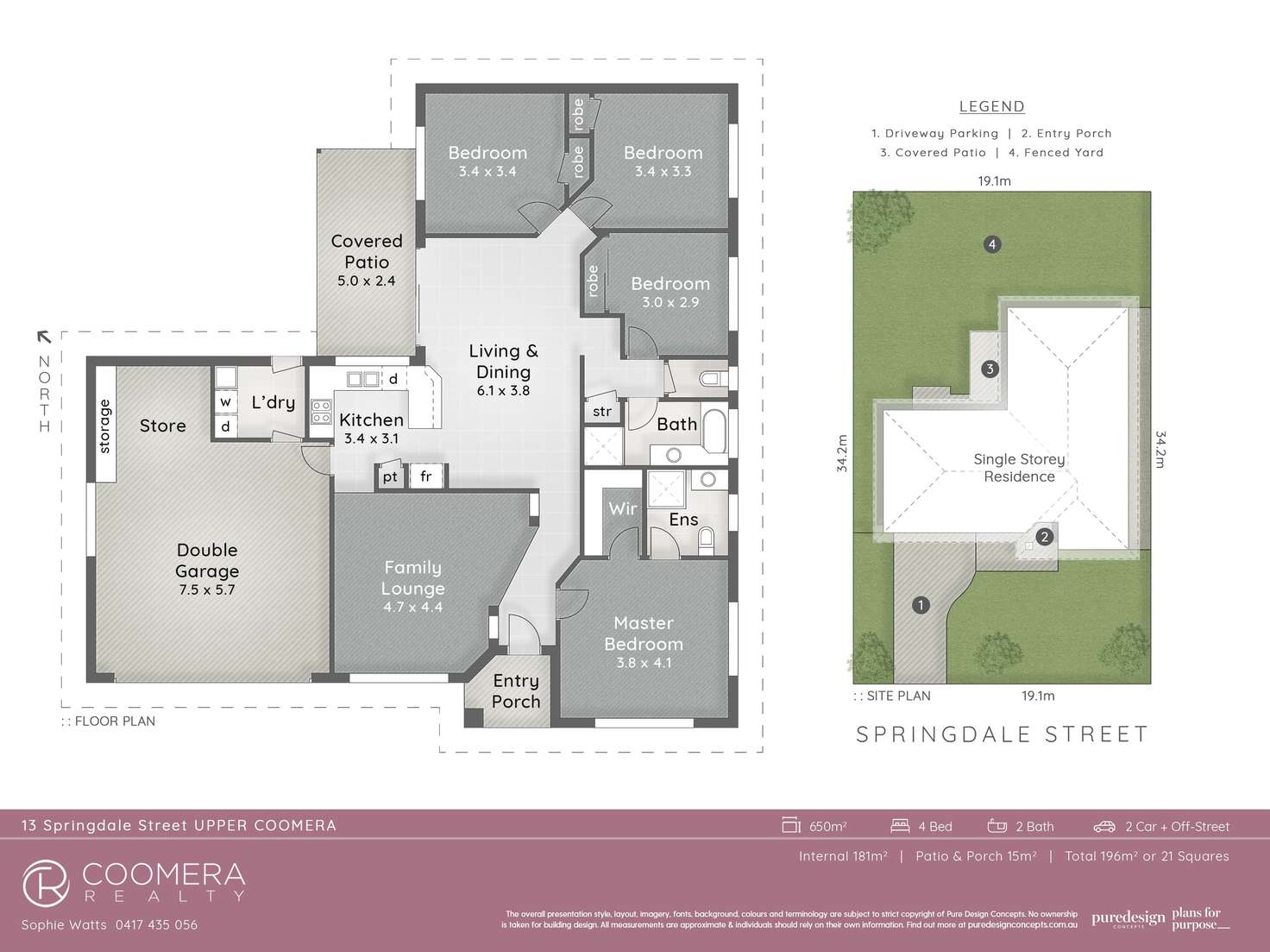 Floorplan of Homely house listing, 13 Springdale St, Upper Coomera QLD 4209