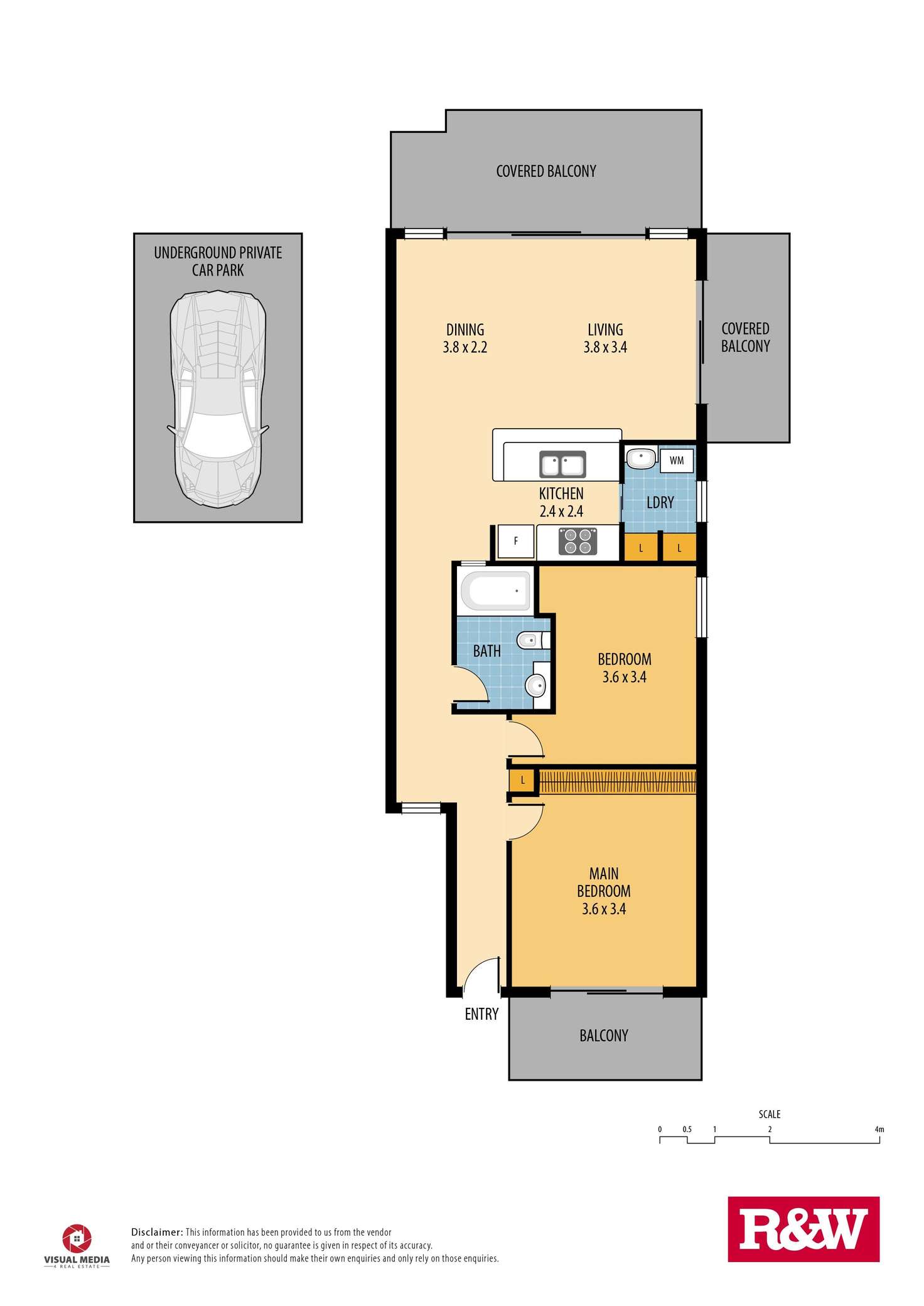 Floorplan of Homely apartment listing, 6/384 Ocean View Road, Ettalong Beach NSW 2257