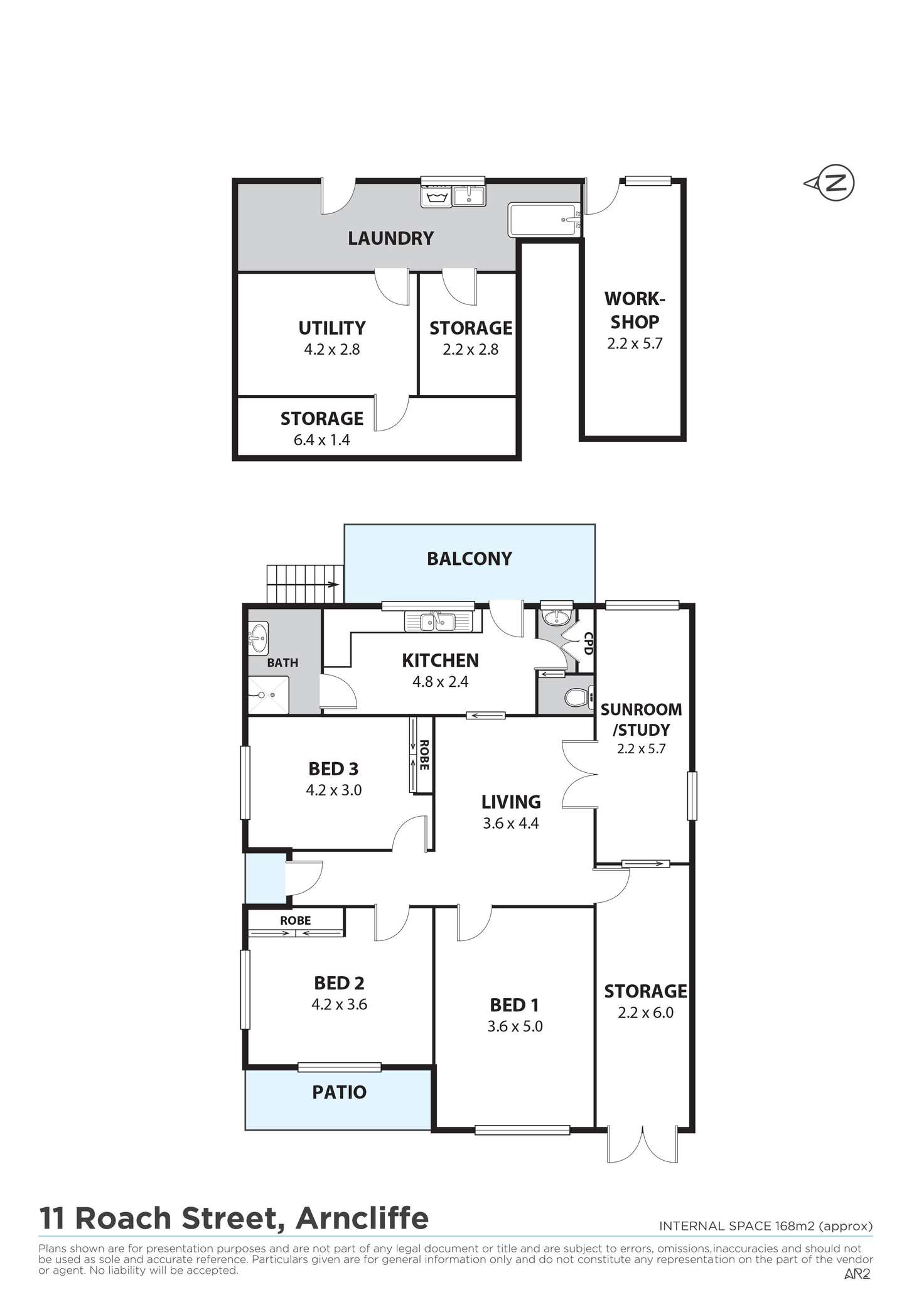 Floorplan of Homely house listing, 11 Roach Street, Arncliffe NSW 2205