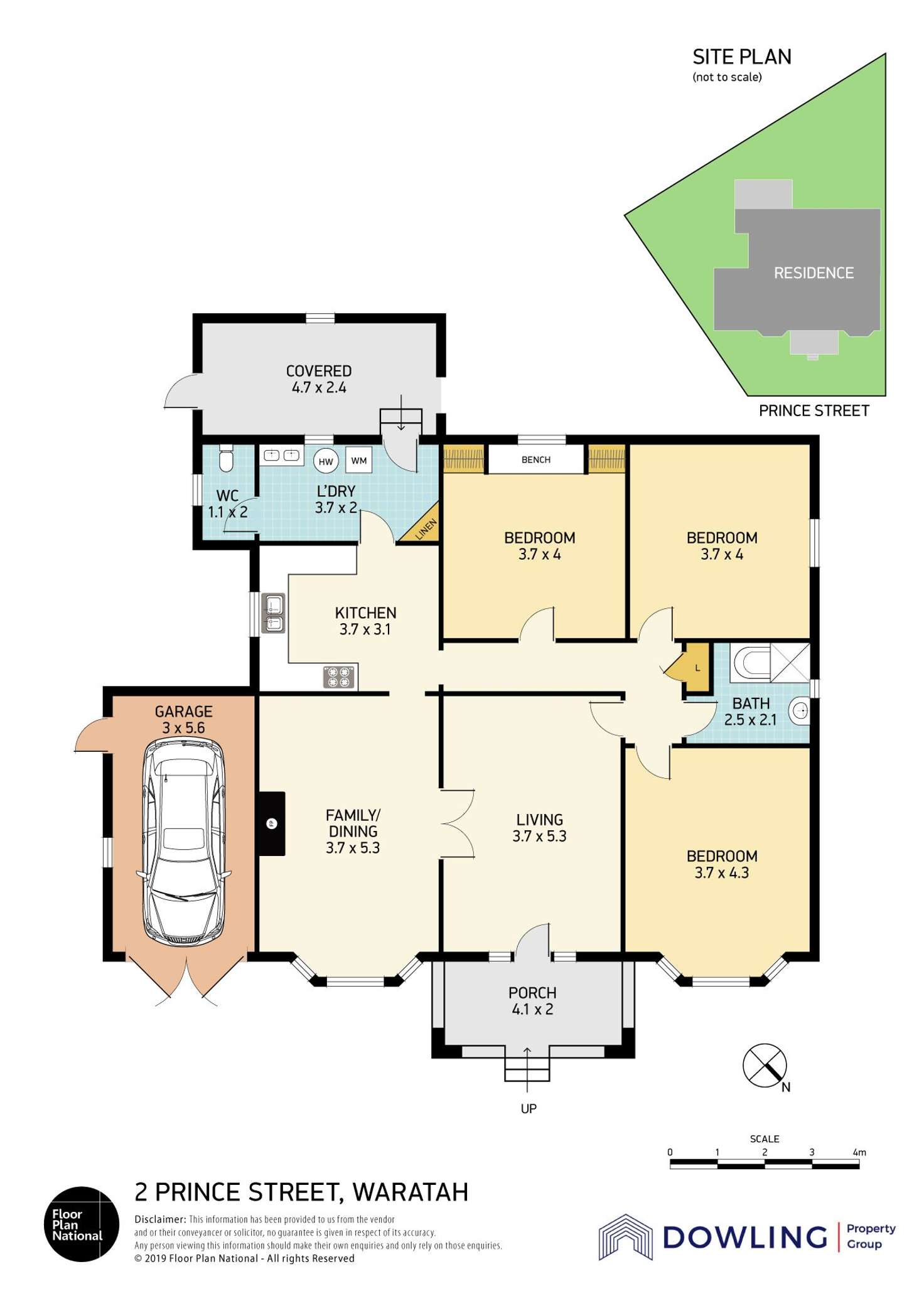 Floorplan of Homely house listing, 2 Prince Street, Waratah NSW 2298