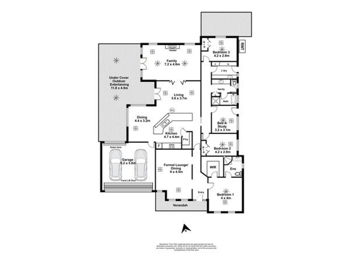 Floorplan of Homely house listing, 78 Navigator Drive, Northgate SA 5085