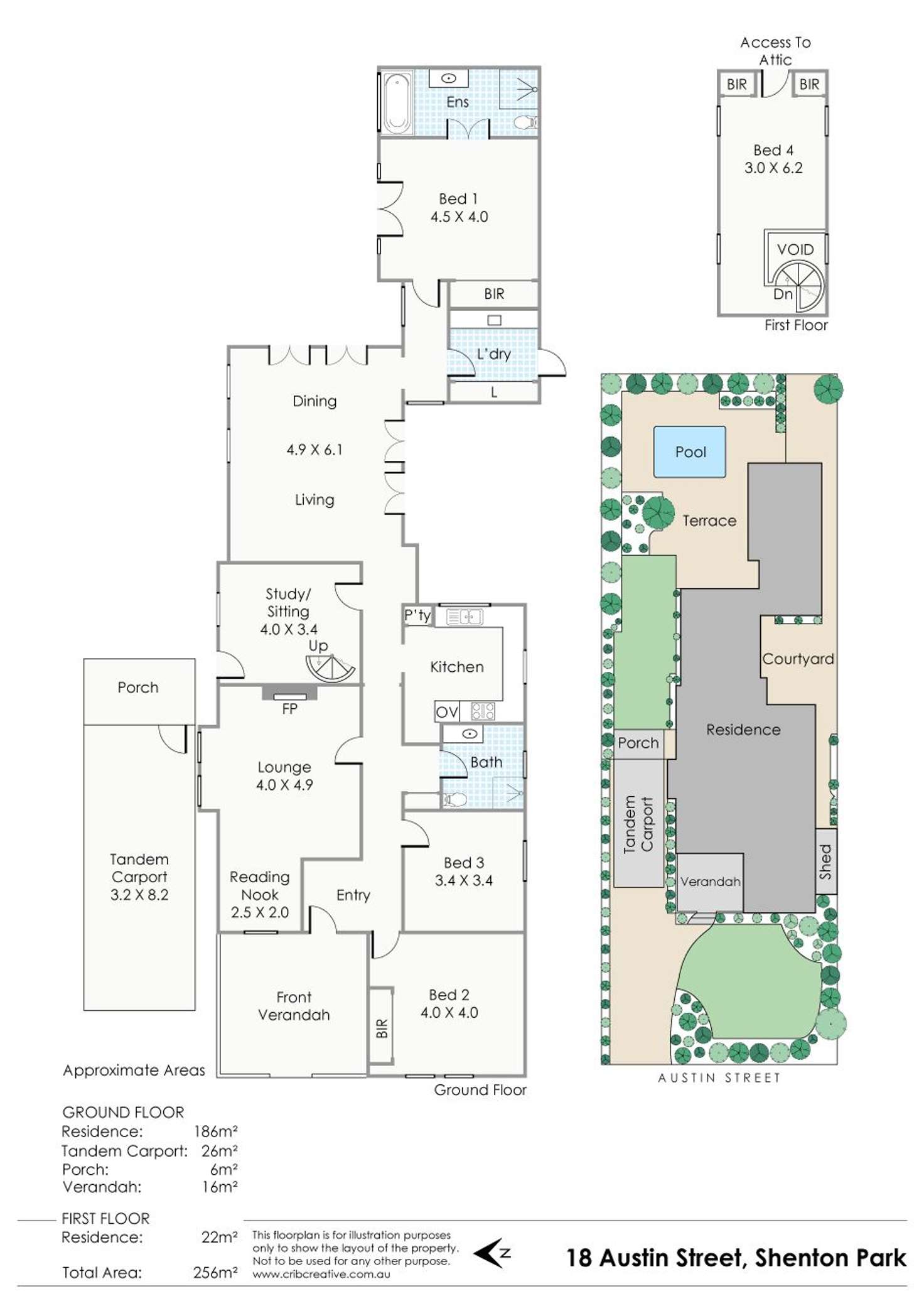 Floorplan of Homely house listing, 18 Austin Street, Shenton Park WA 6008