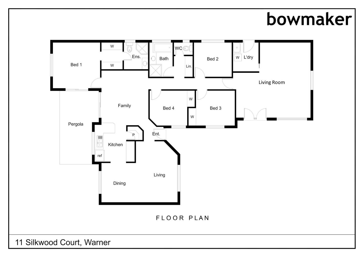 Floorplan of Homely house listing, 11 Silkwood Court, Warner QLD 4500
