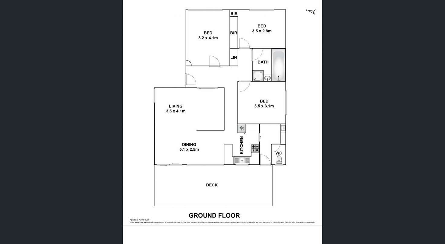 Floorplan of Homely house listing, 3 Vanessa Court, Frankston VIC 3199