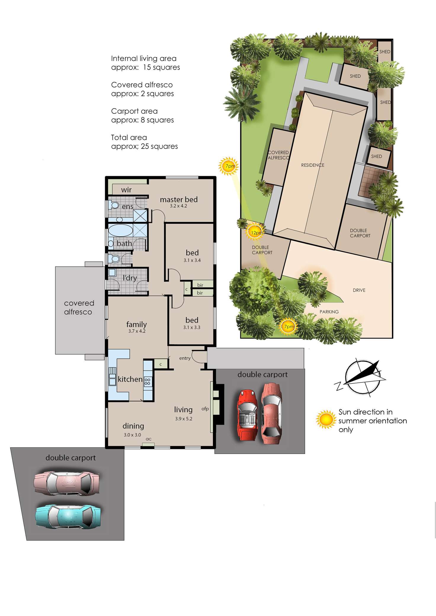Floorplan of Homely house listing, 134 Warrandyte Road, Langwarrin VIC 3910