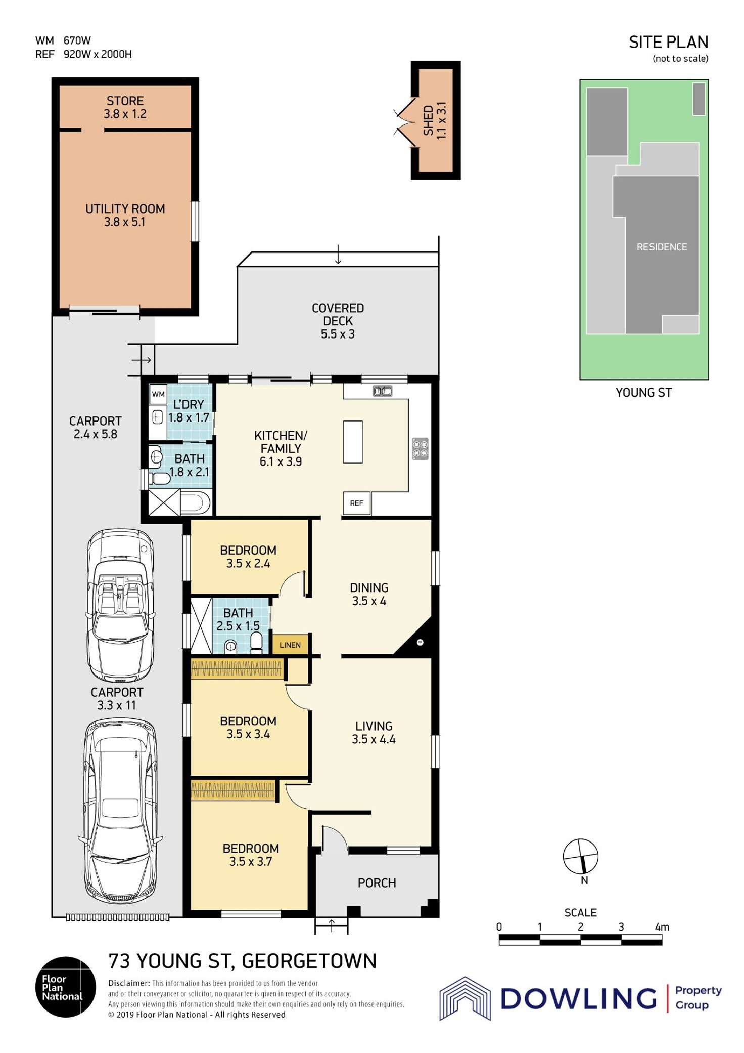 Floorplan of Homely house listing, 73 Young Street, Georgetown NSW 2298