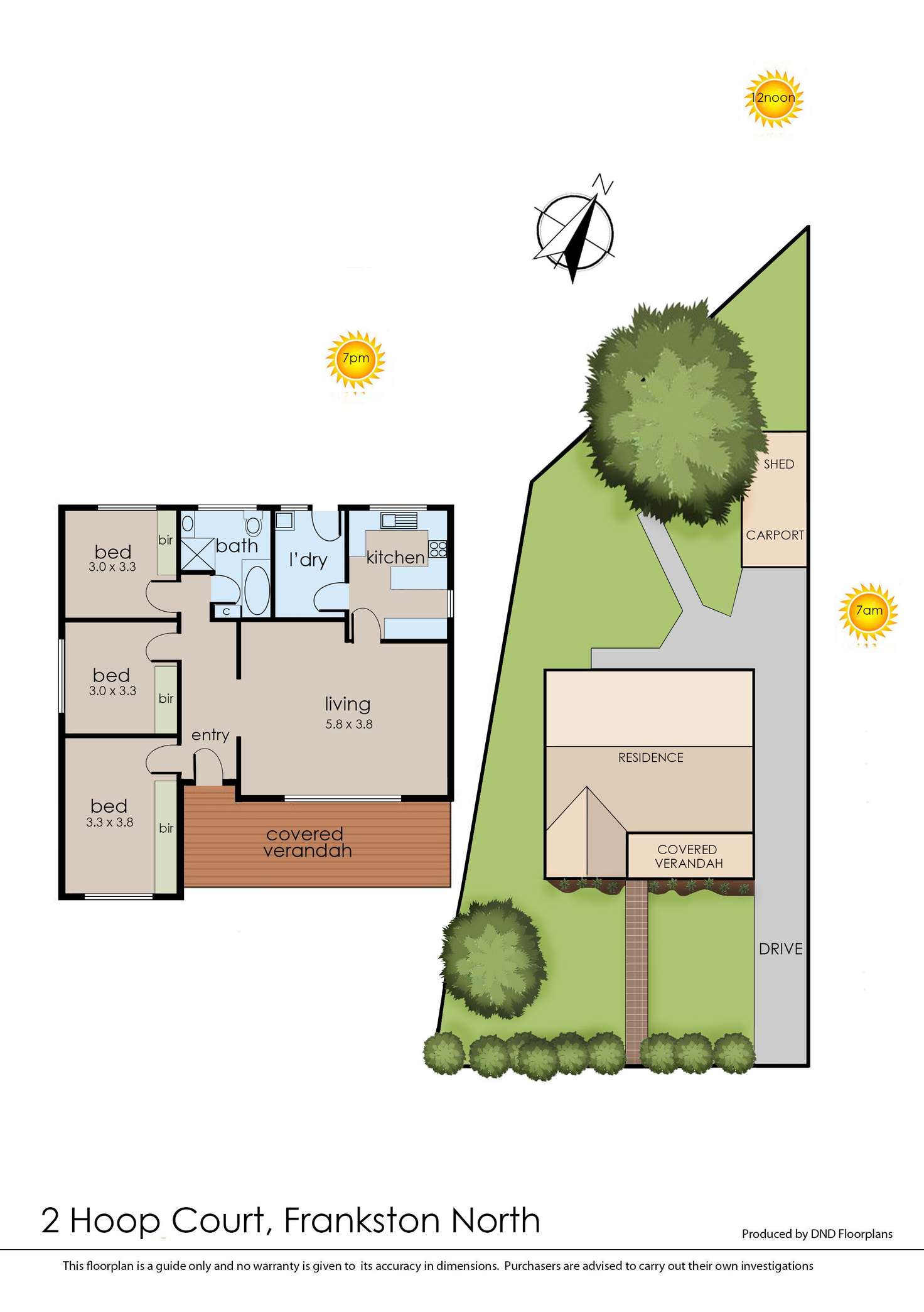 Floorplan of Homely house listing, 2 Hoop Court, Frankston North VIC 3200